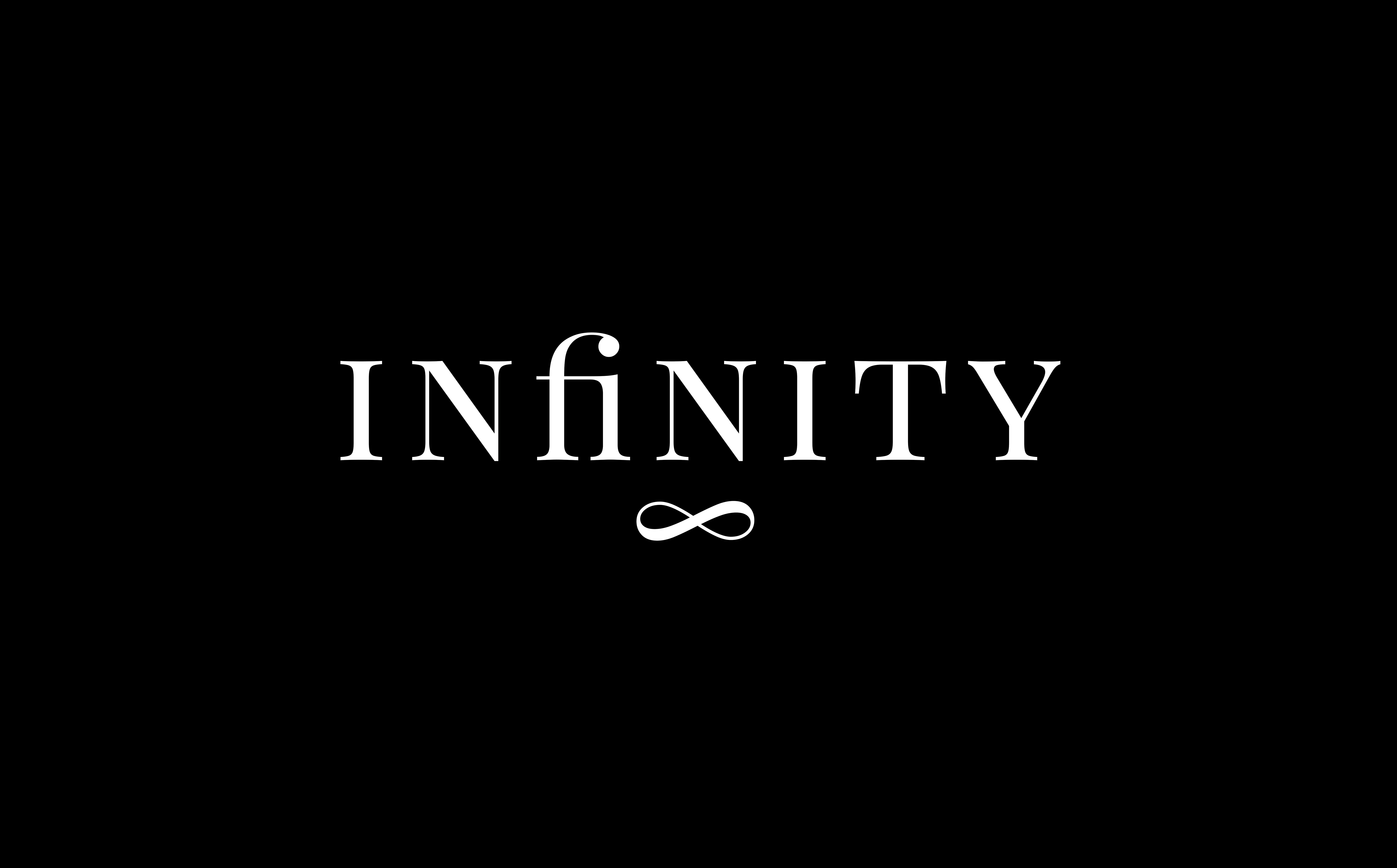 Infinity Black, Artistic, Typography, Design, Symbol