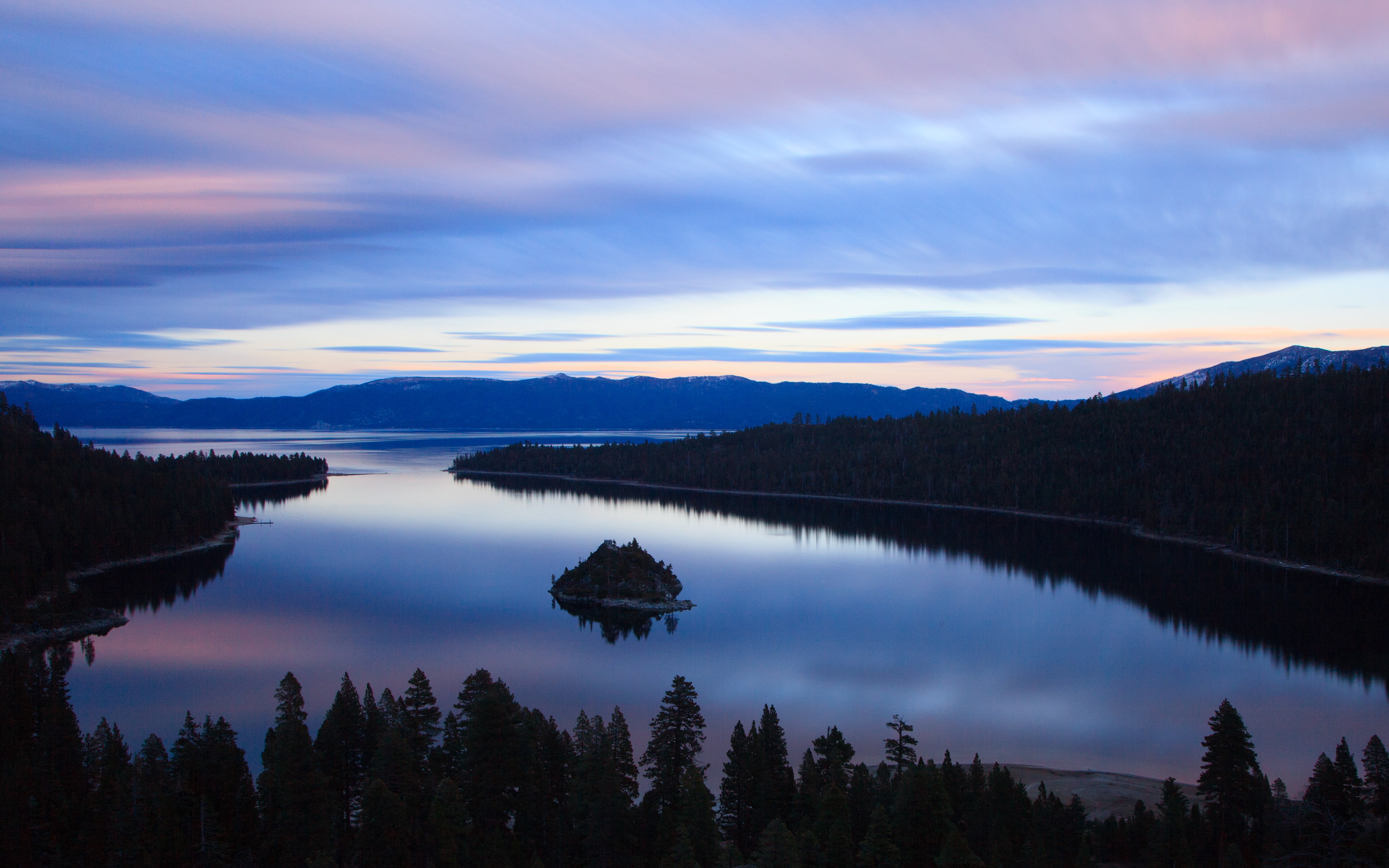 Emerald Bay, blue, california, laketahoe, lakes, landscape, mountains