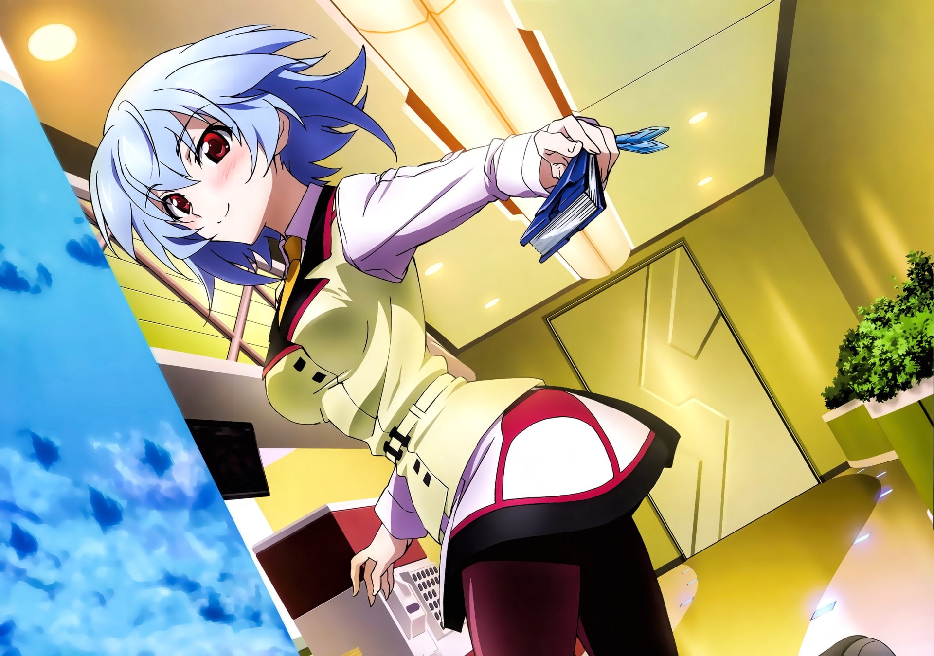 Anime, Infinite Stratos, Tatenashi Sarashiki, one person, nature