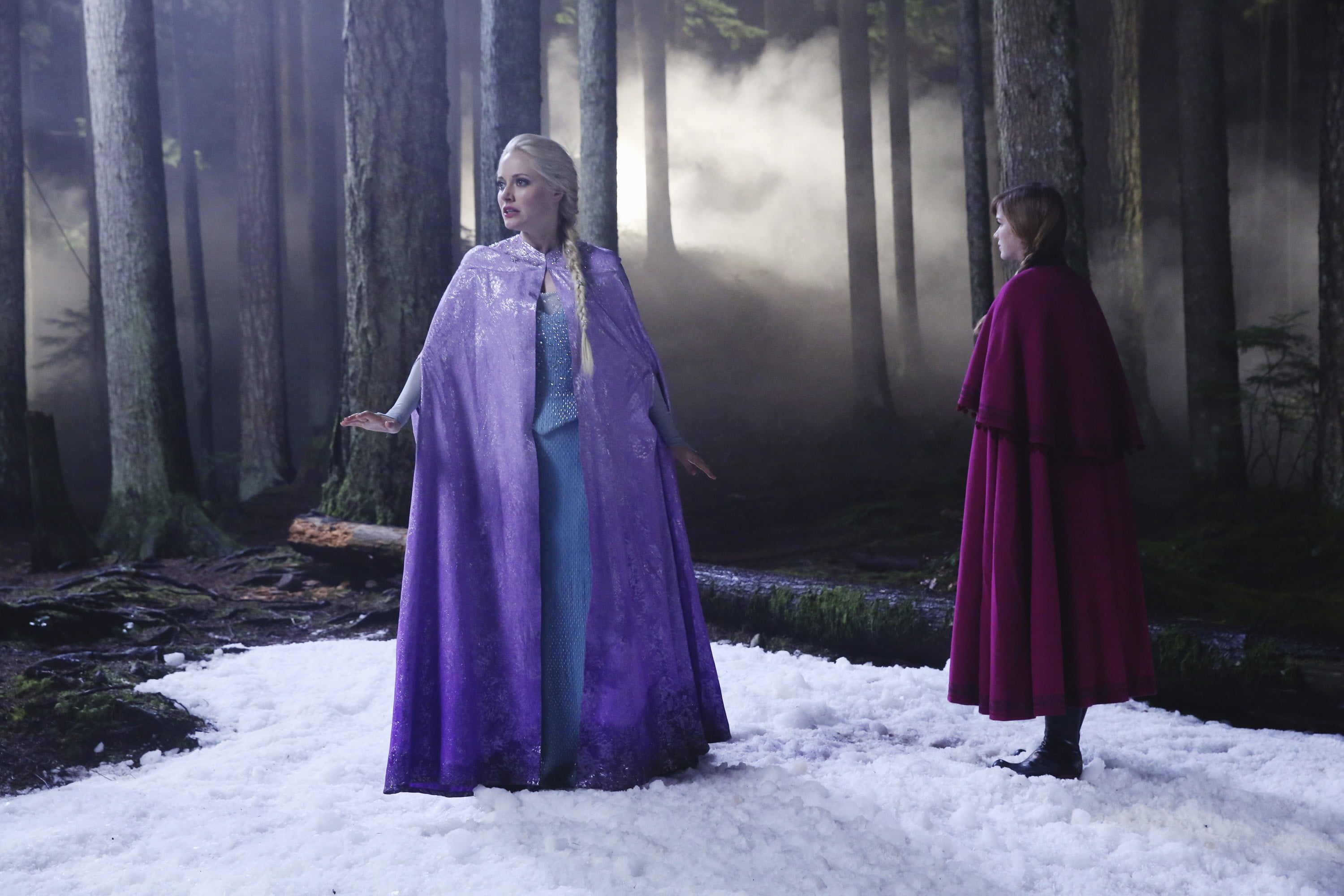 Georgina Haig, Once Upon A Time, Princess Elsa, cloaks, snow