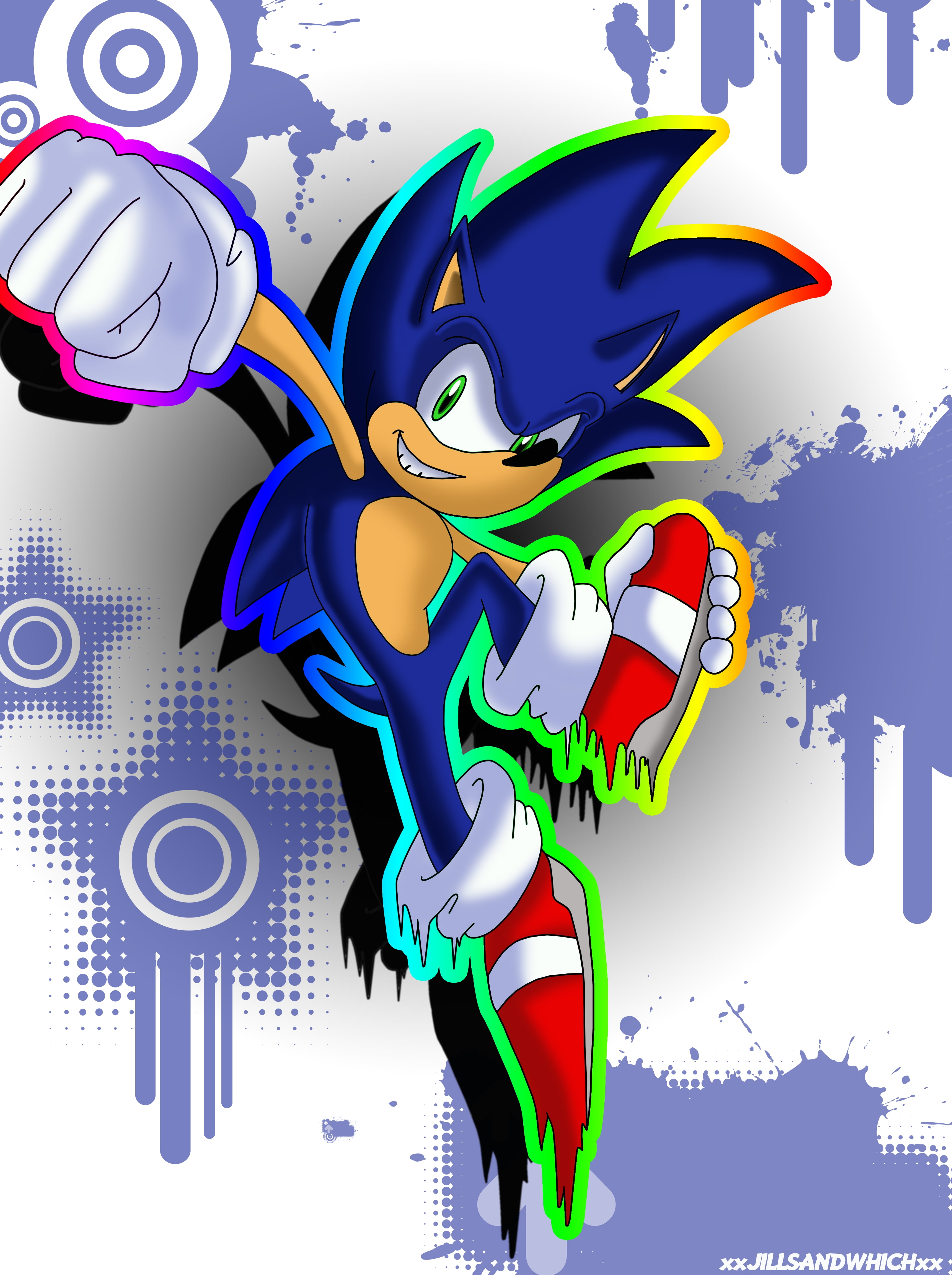 blue blur sonic Video Games Sonic HD Art