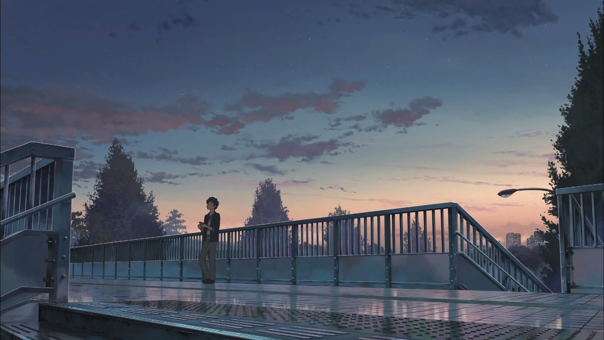 Kimi no Nawa illustration, Anime, Your Name., Sunset