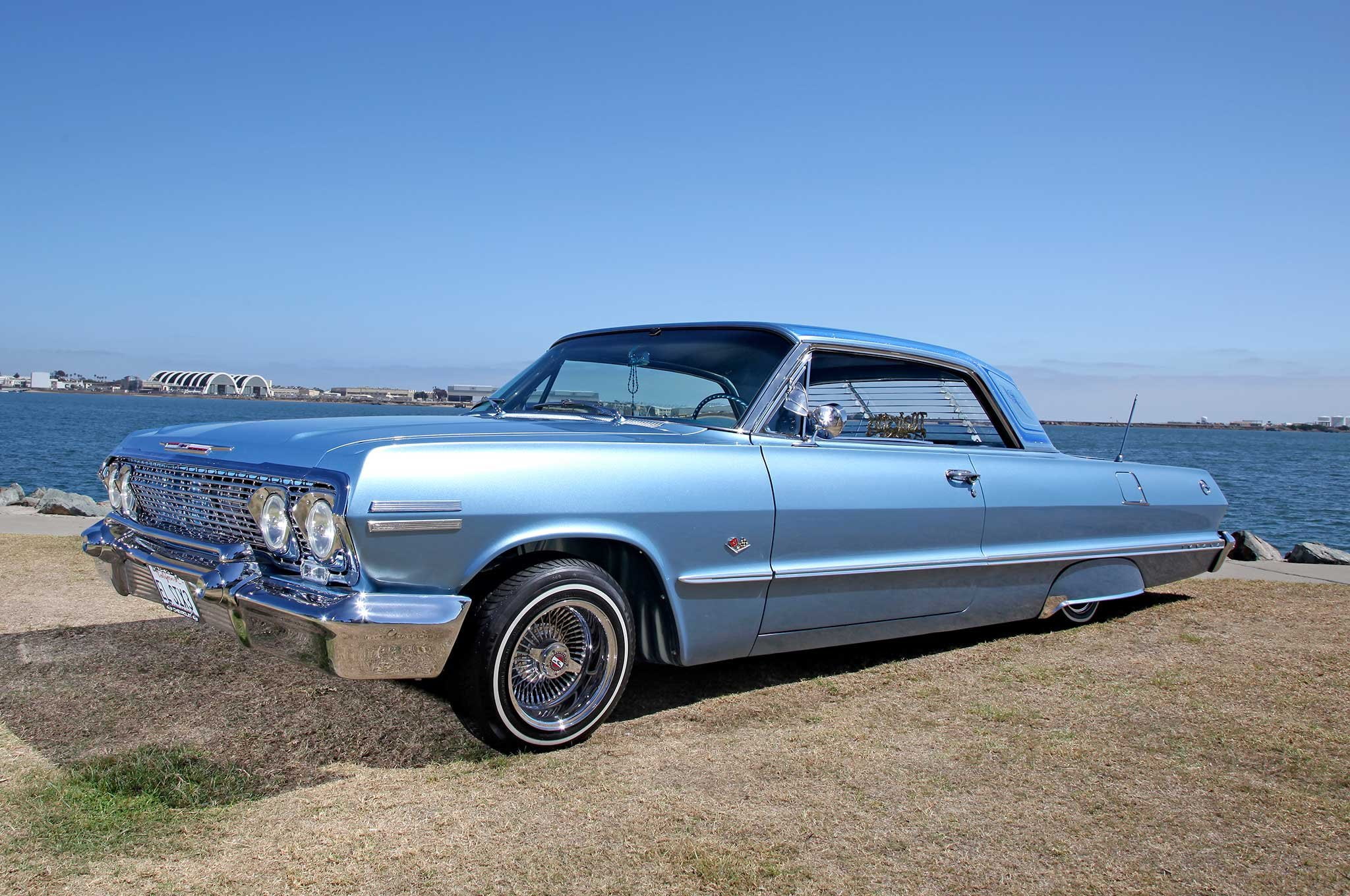 1963, chevrolet, custom, gangsta, hot, impala, lowrider, rod
