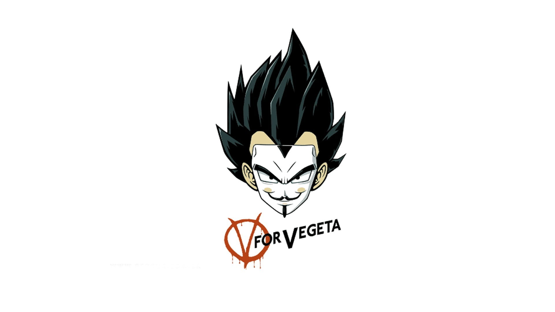 Dragon Ball Z V for Vegeta illustration, Super Saiyan, fan art