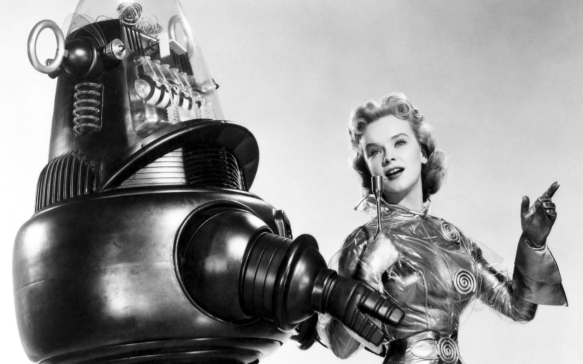 Movie, Forbidden Planet, Anne Francis, Robby the Robot