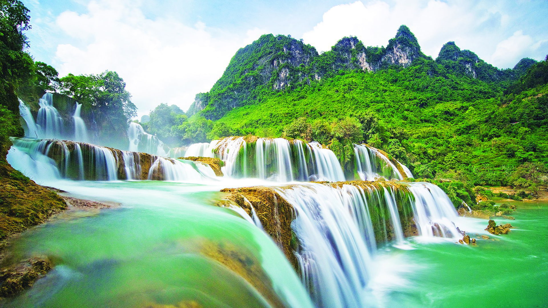 Free Download | HD Wallpaper: Ban Gioc Detian Falls Is The Common Name ...