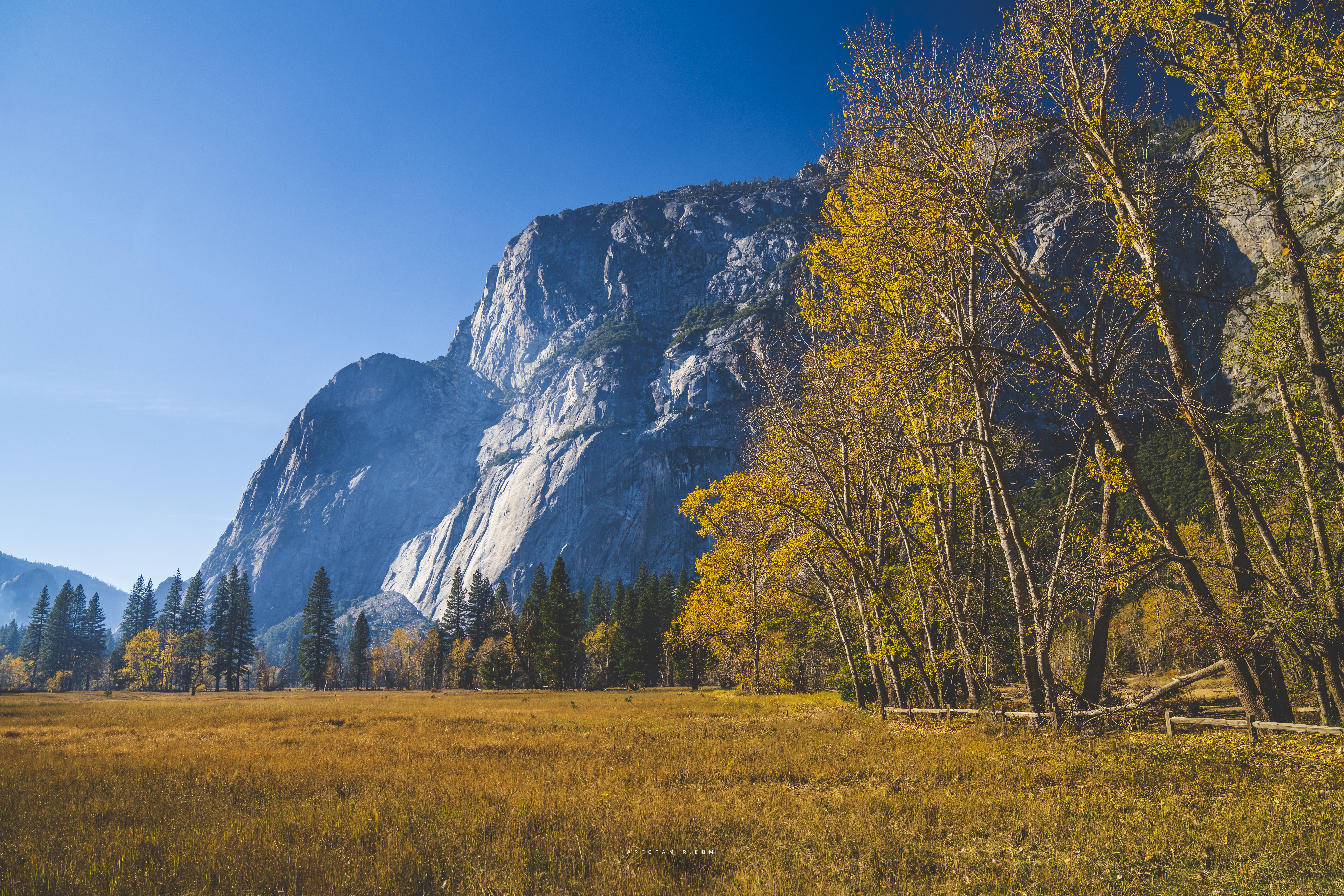 landscape, mountains, Yosemite National Park, fall, nature