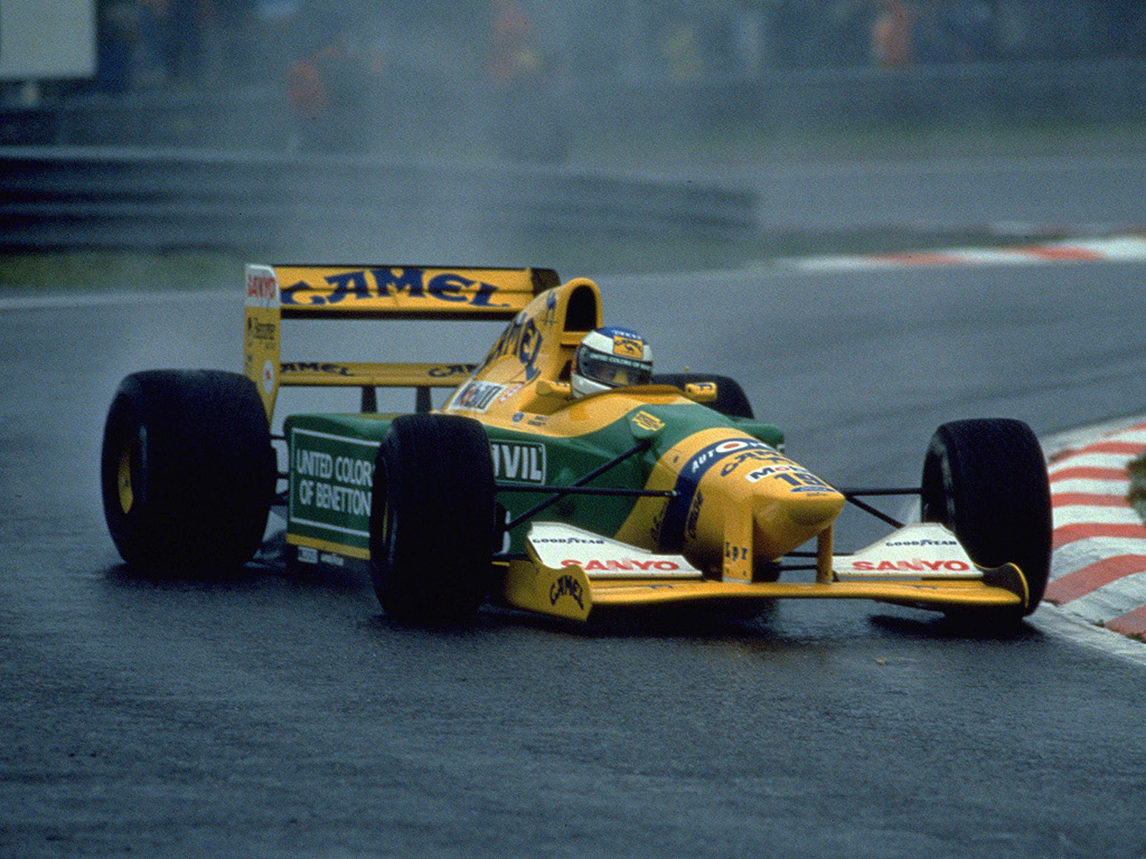 1992, 4000x3000, b192, benetton, car, formula 1, race, racing