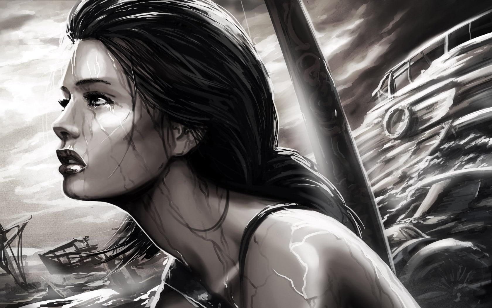 Tomb Raider, Lara Croft, Art