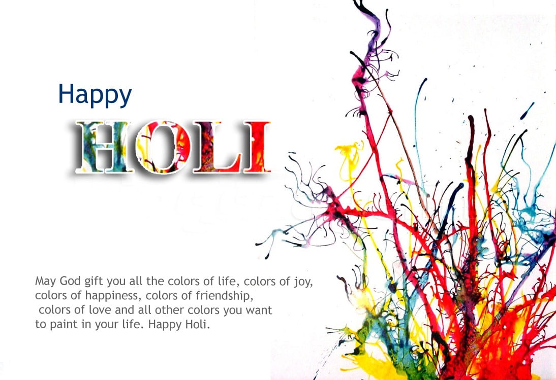 Happy Holi, Happy Holi wallpaper, Festivals / Holidays, white