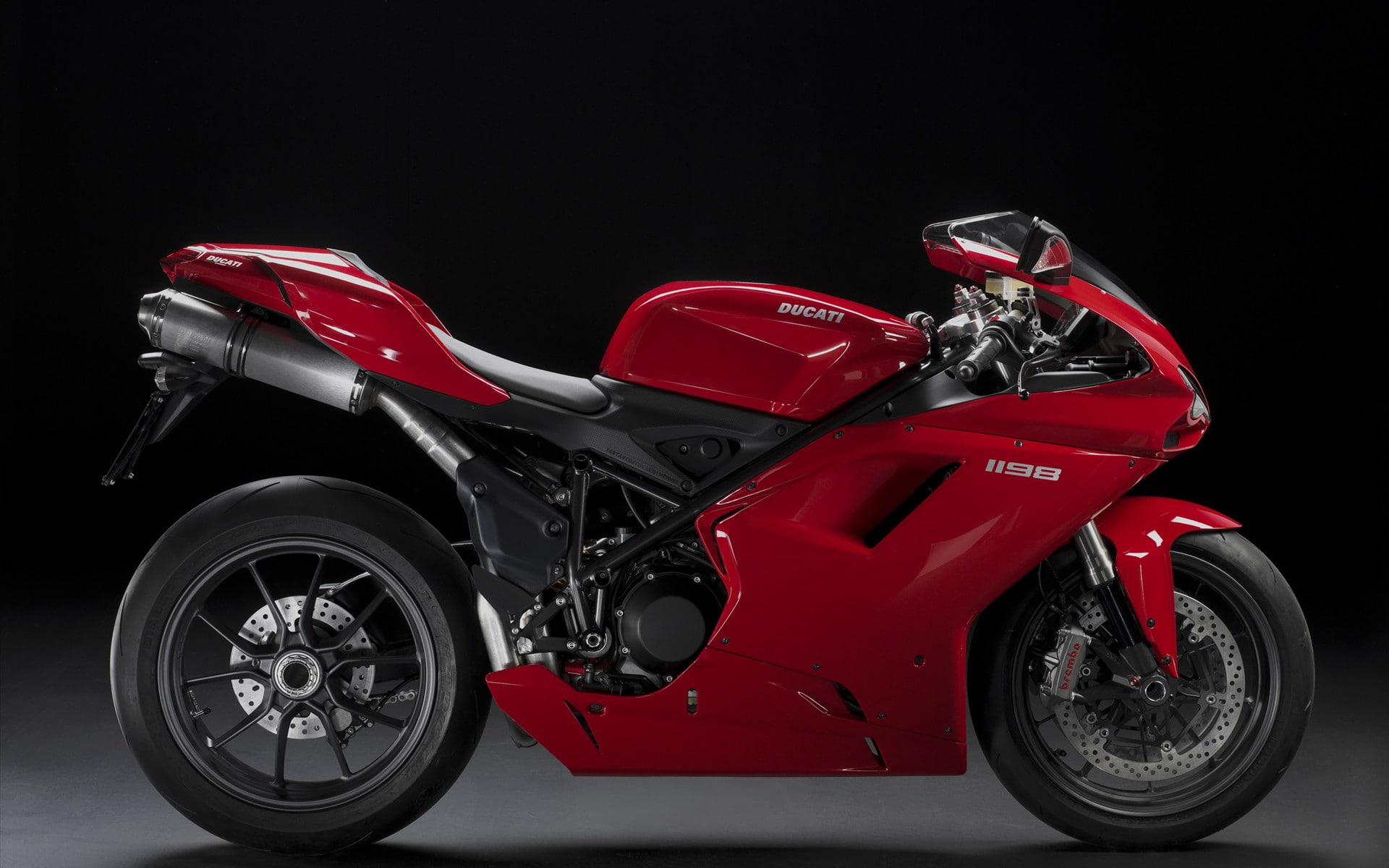 Ducati 1198 Super Bike HD, red ducati sports bike, bikes, motorcycles