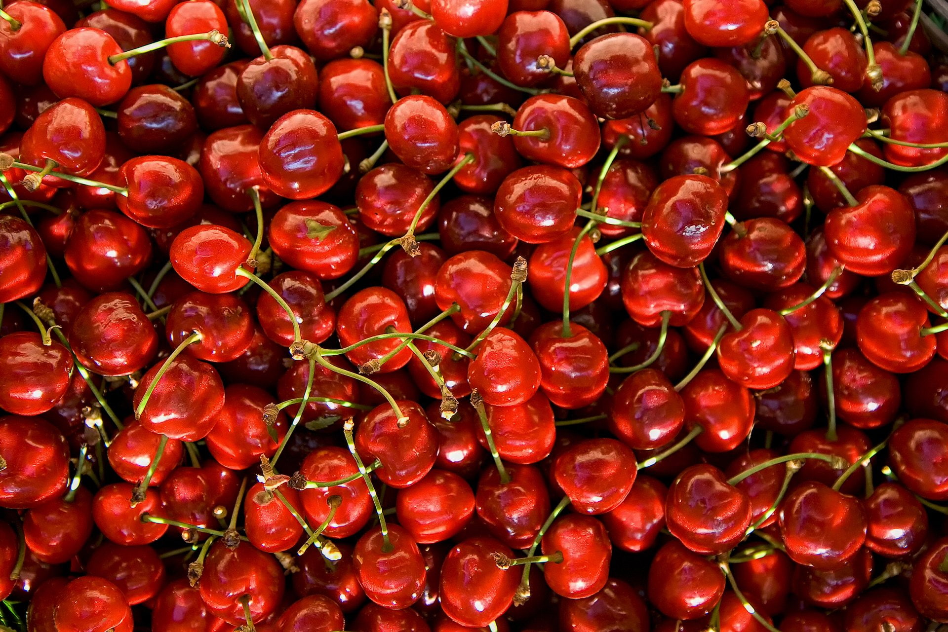 Fruits, Cherry, Red