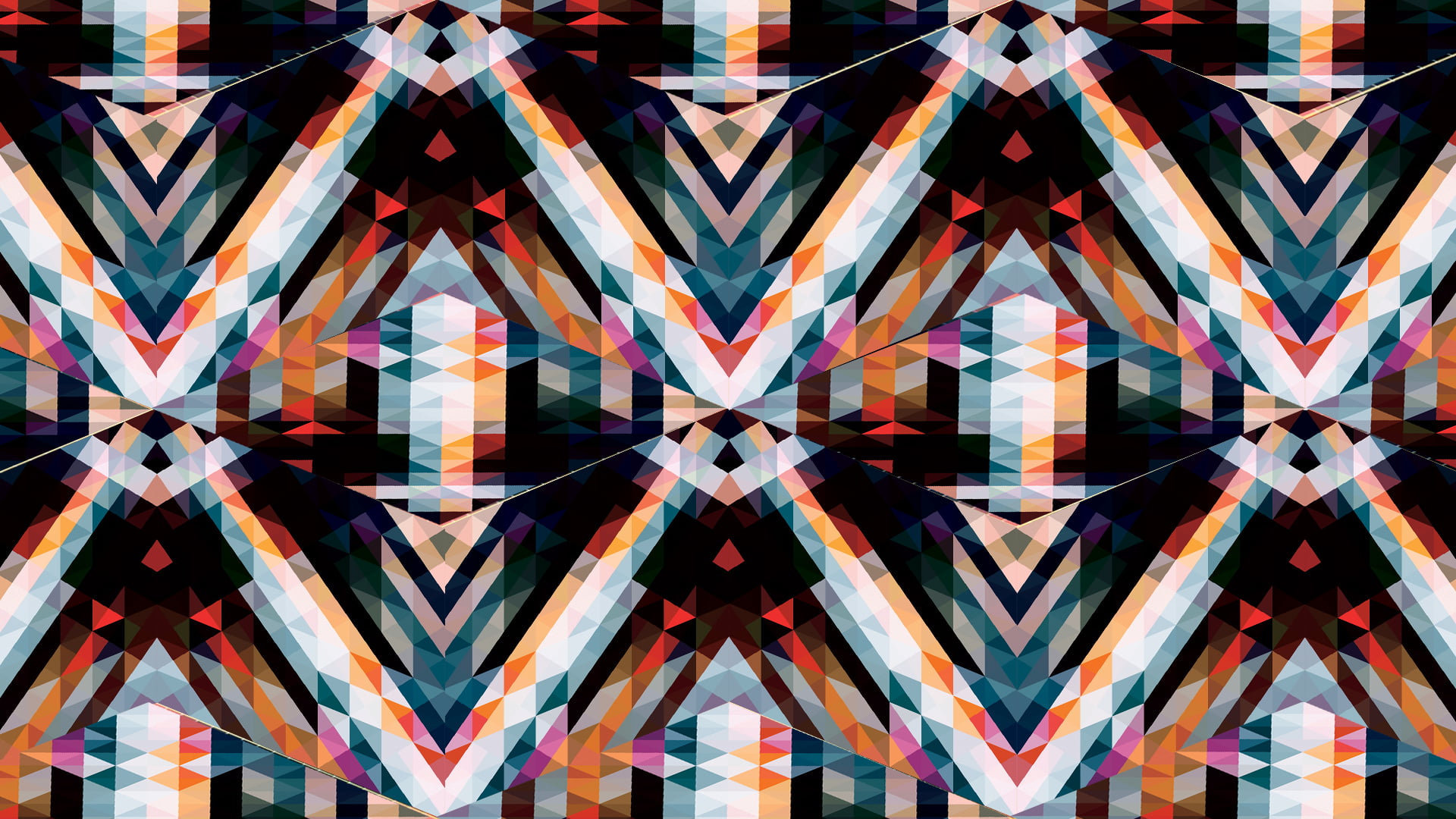 multicolored abstract illustration, geometry, Andy Gilmore, symmetry