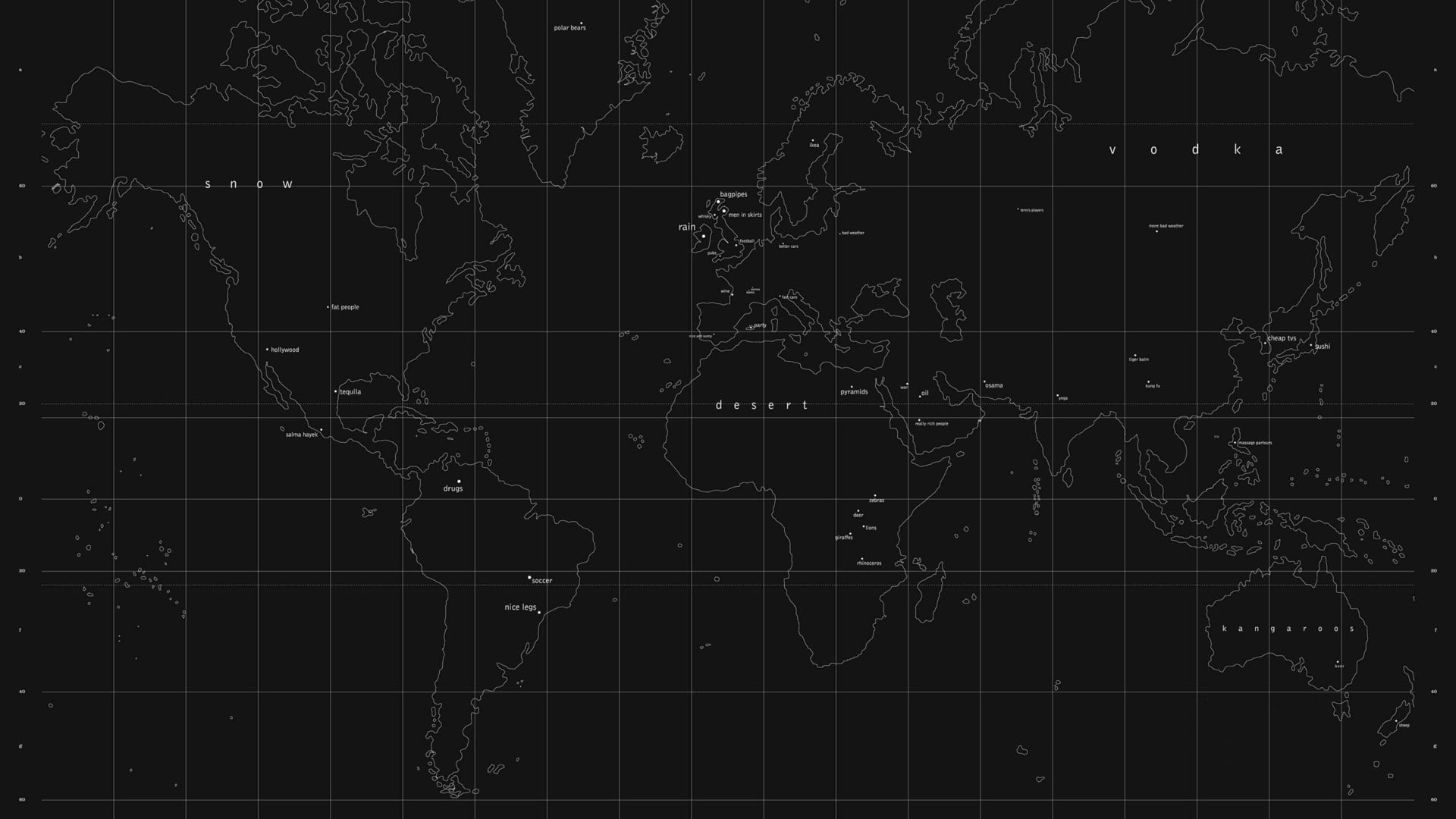 world map