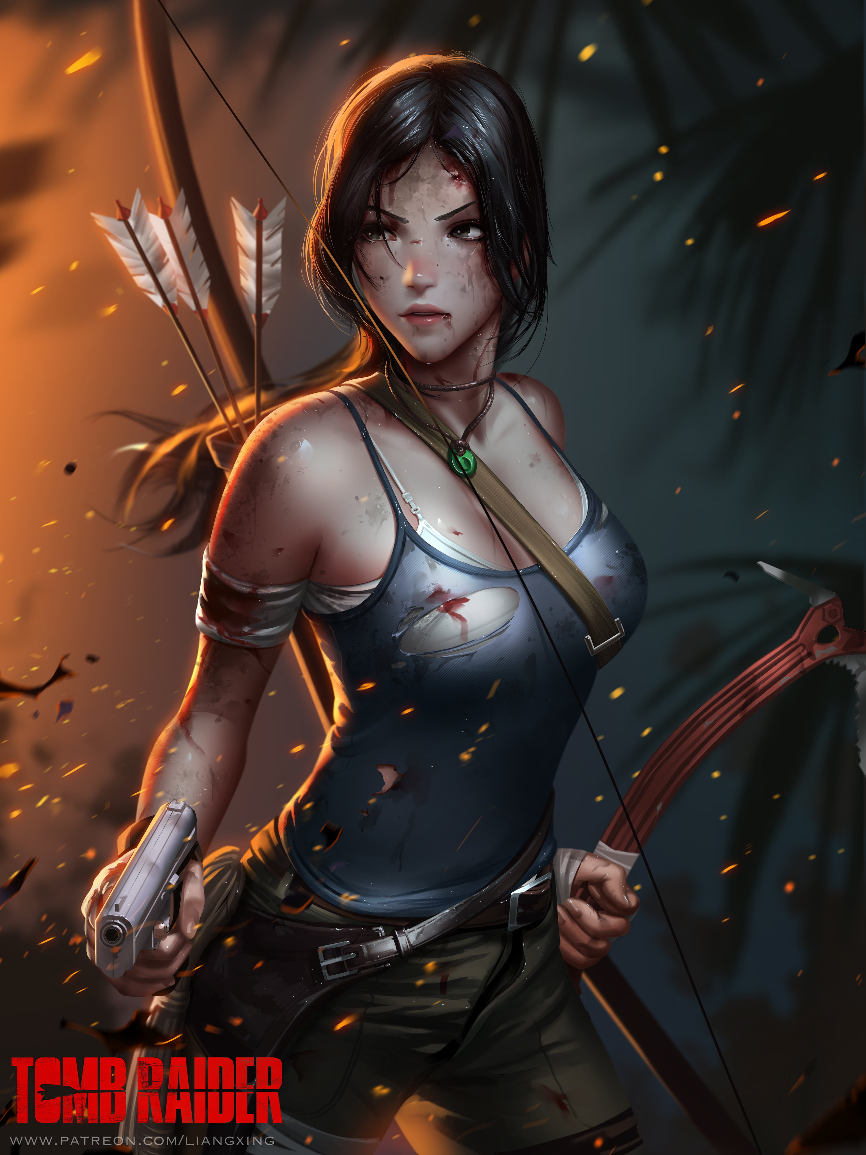 Tomb Raider game application wallpaper, digital art, artwork