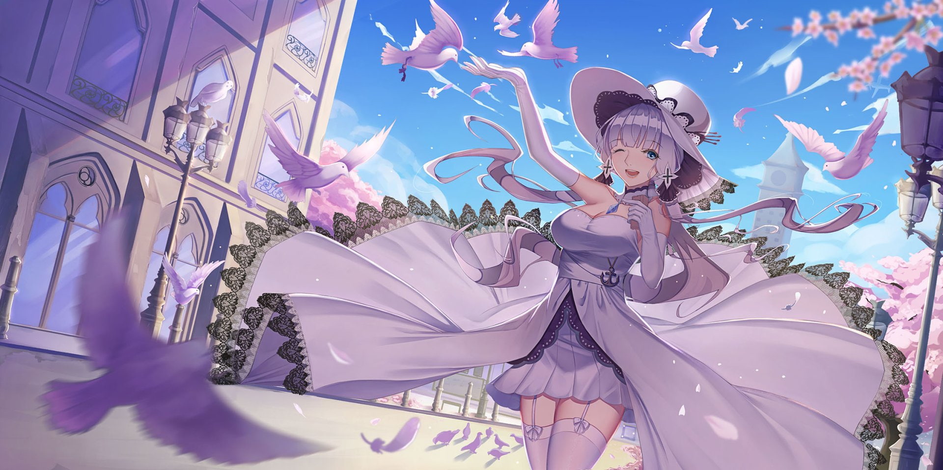 Anime, Azur Lane, Illustrious (Azur Lane), representation, clothing