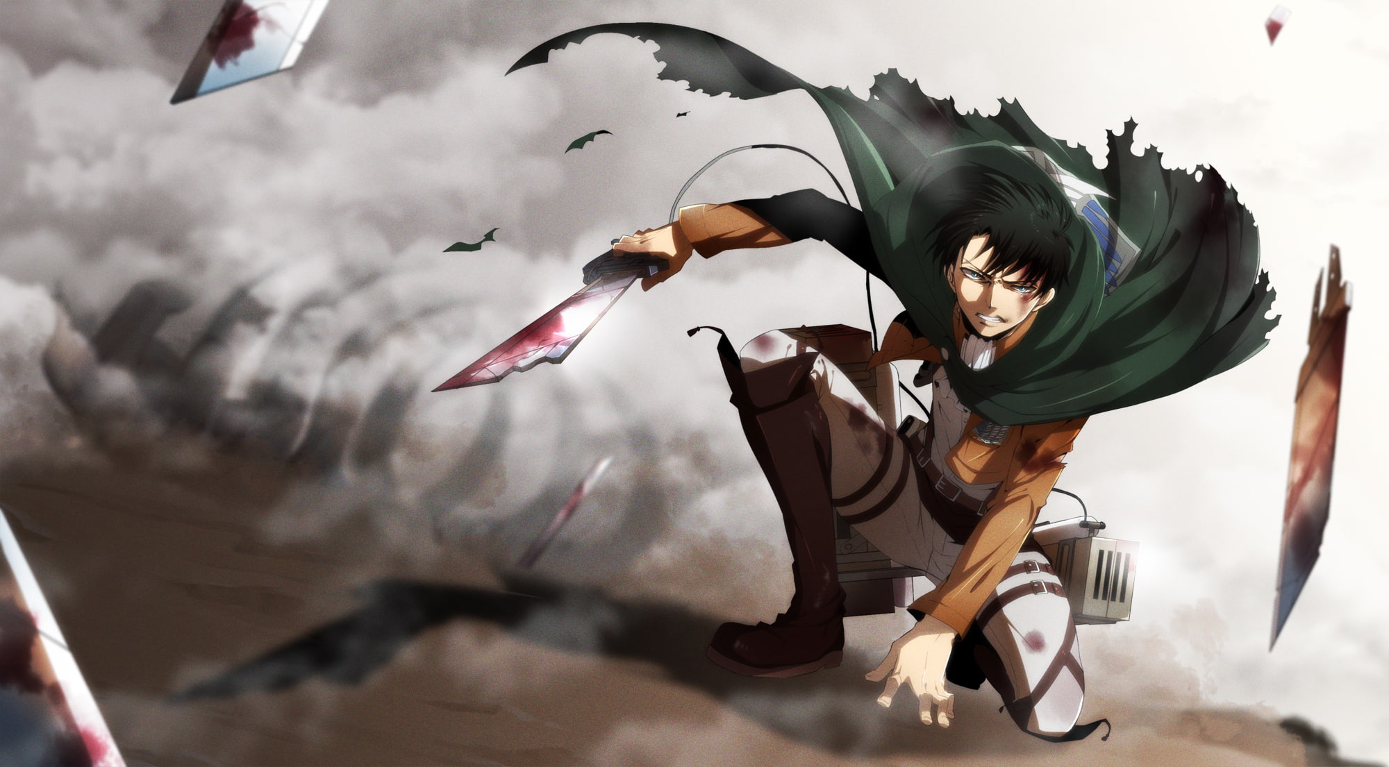 Anime, Attack On Titan, Levi Ackerman