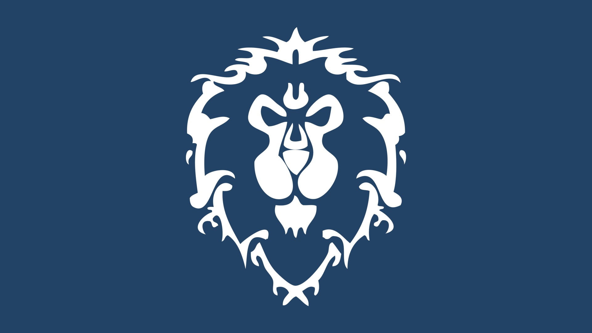 white and blue lion logo, World of Warcraft: Warlords of Draenor