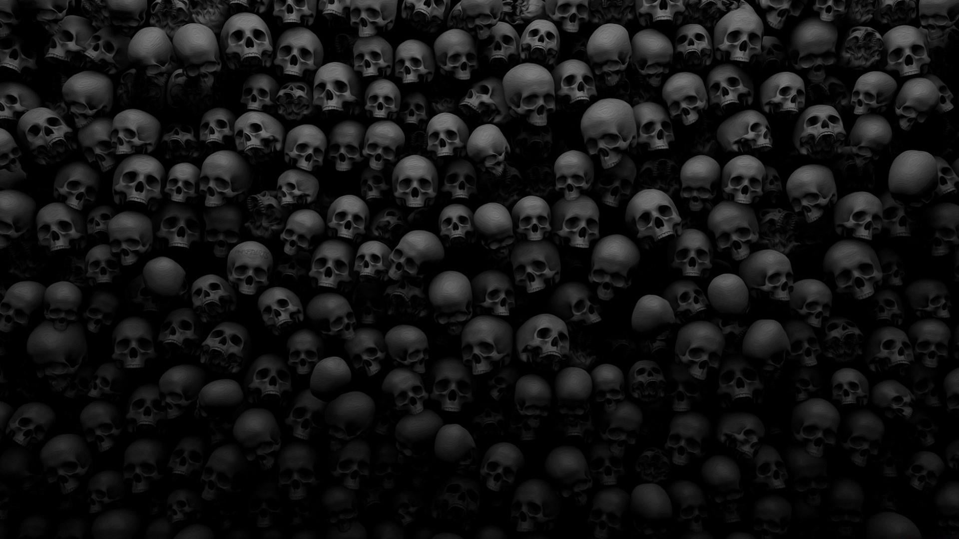 skull, monochrome, dark, darkness, skull art, black and white