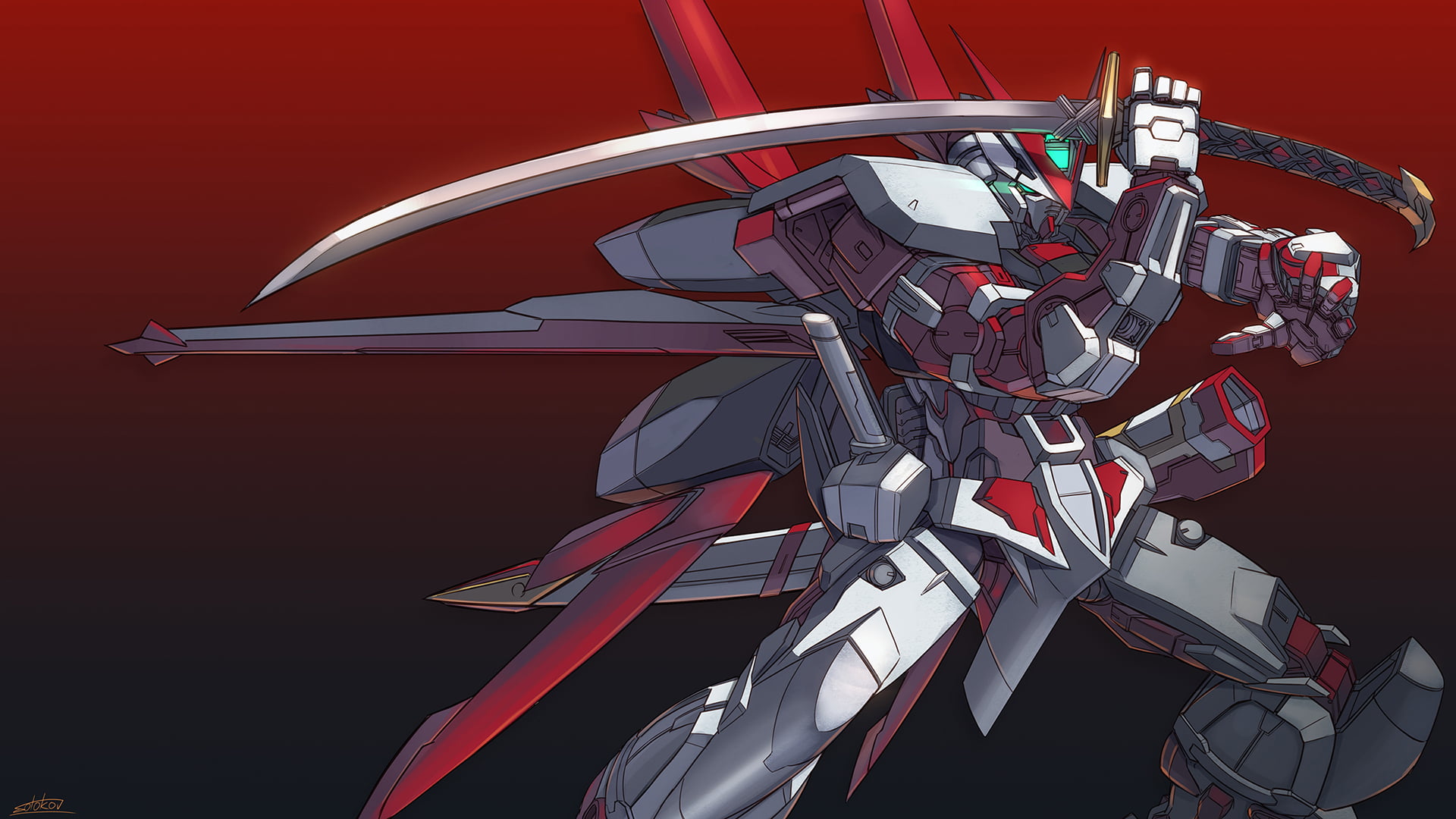 Gundam Astray Red Frame, Mobile Suit Gundam SEED Astray, anime