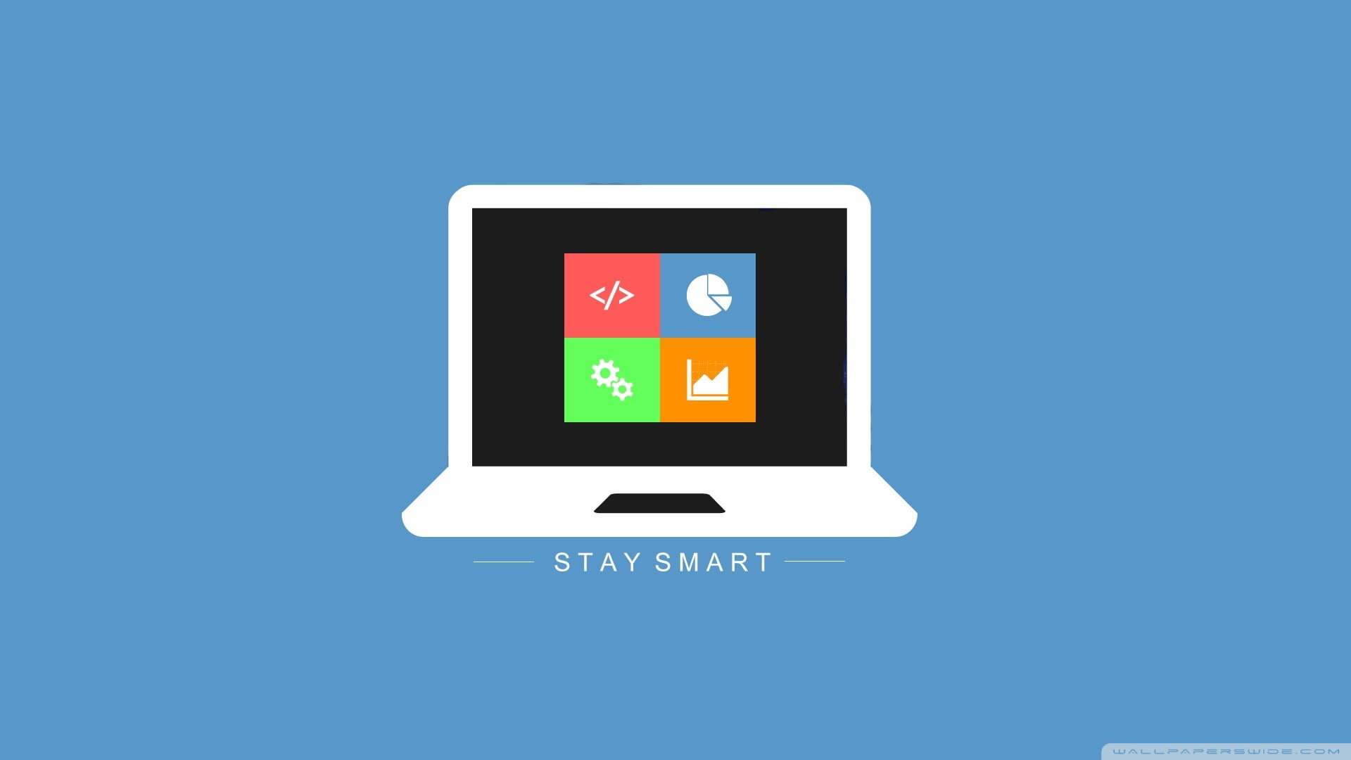 Stay Smart, computer, minimalism, communication, technology, wireless technology