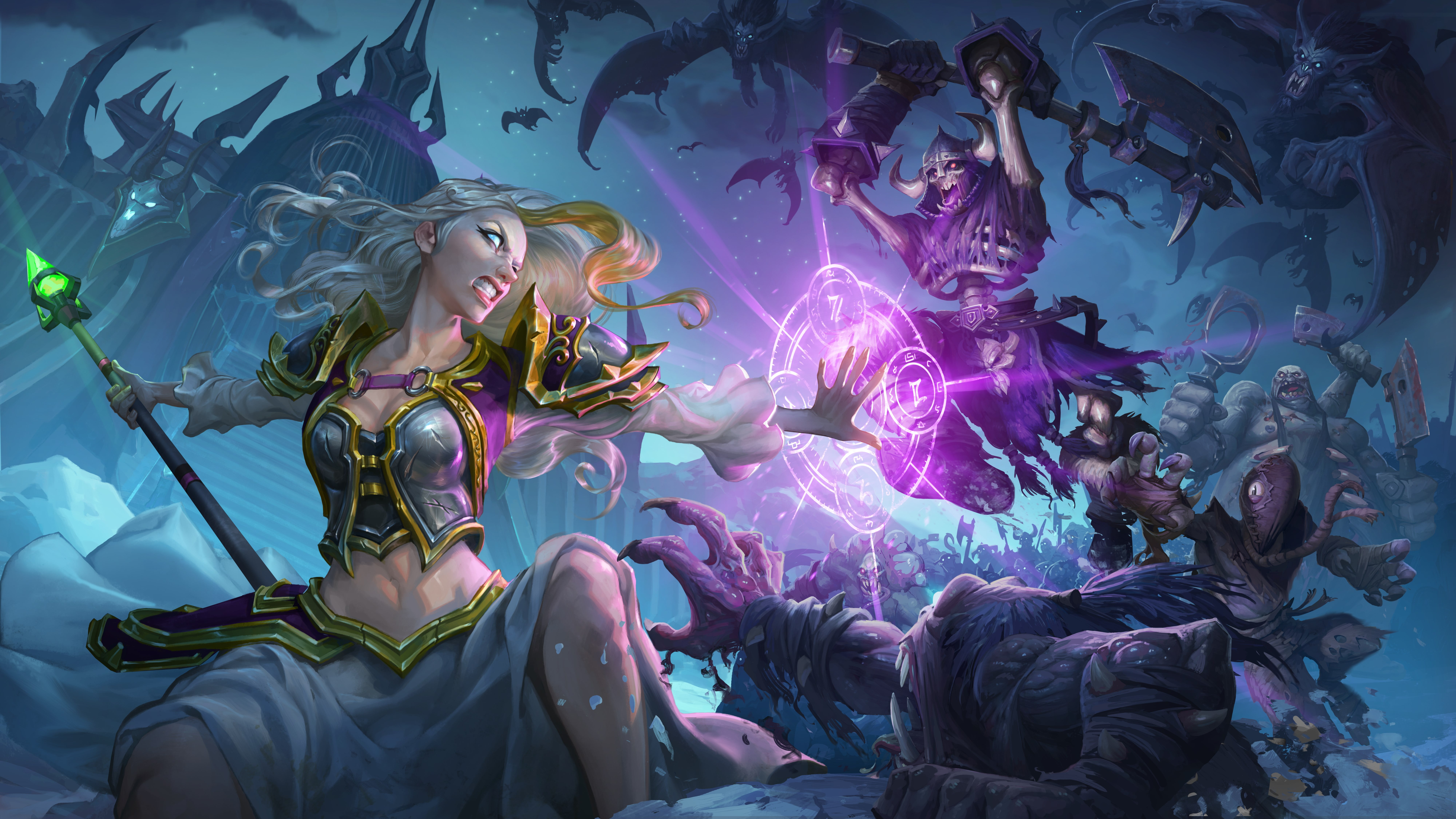 video game digital wallpaper, Hearthstone: Heroes of Warcraft