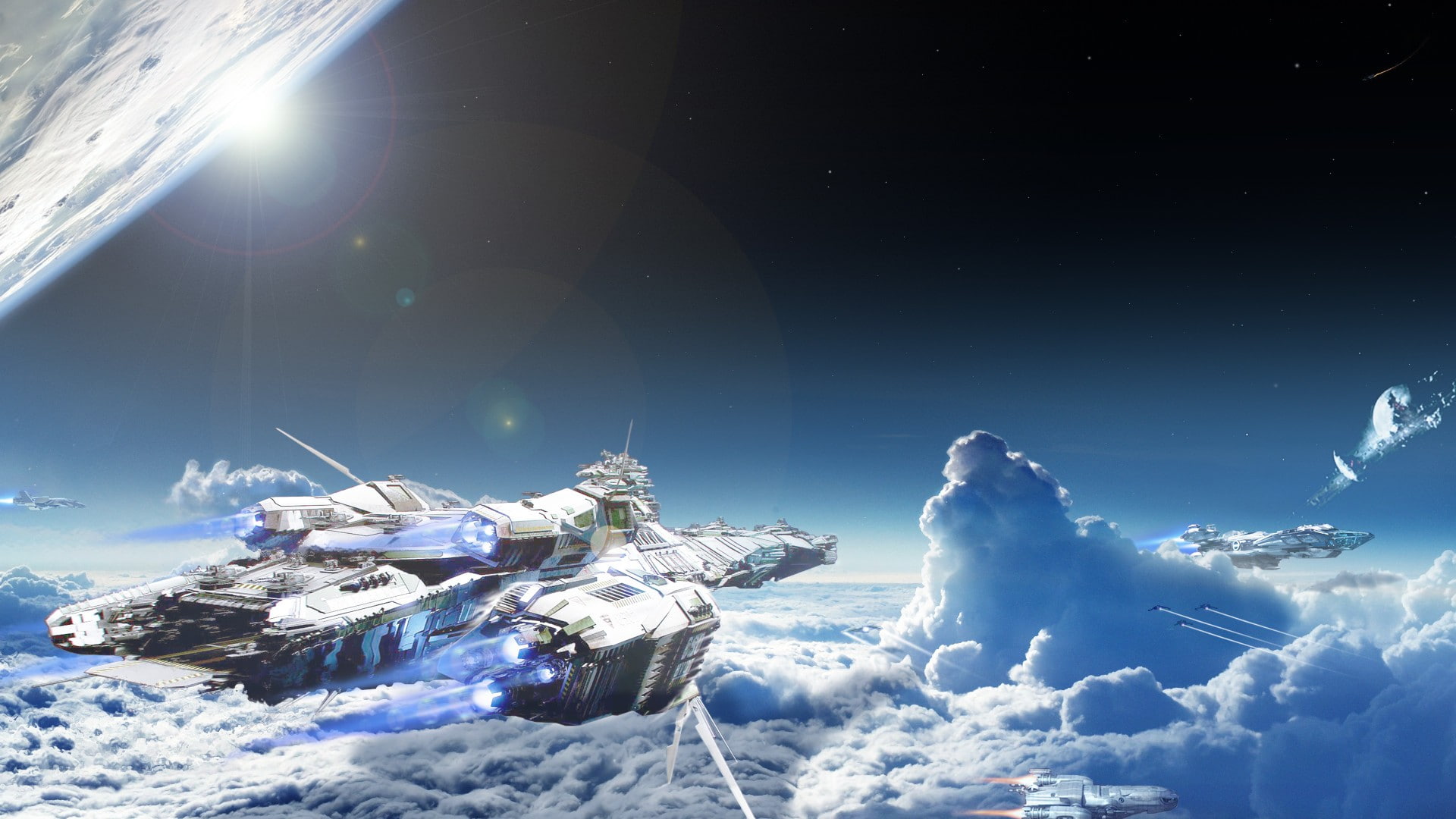 Dreadnought, space, Star Citizen, spaceship