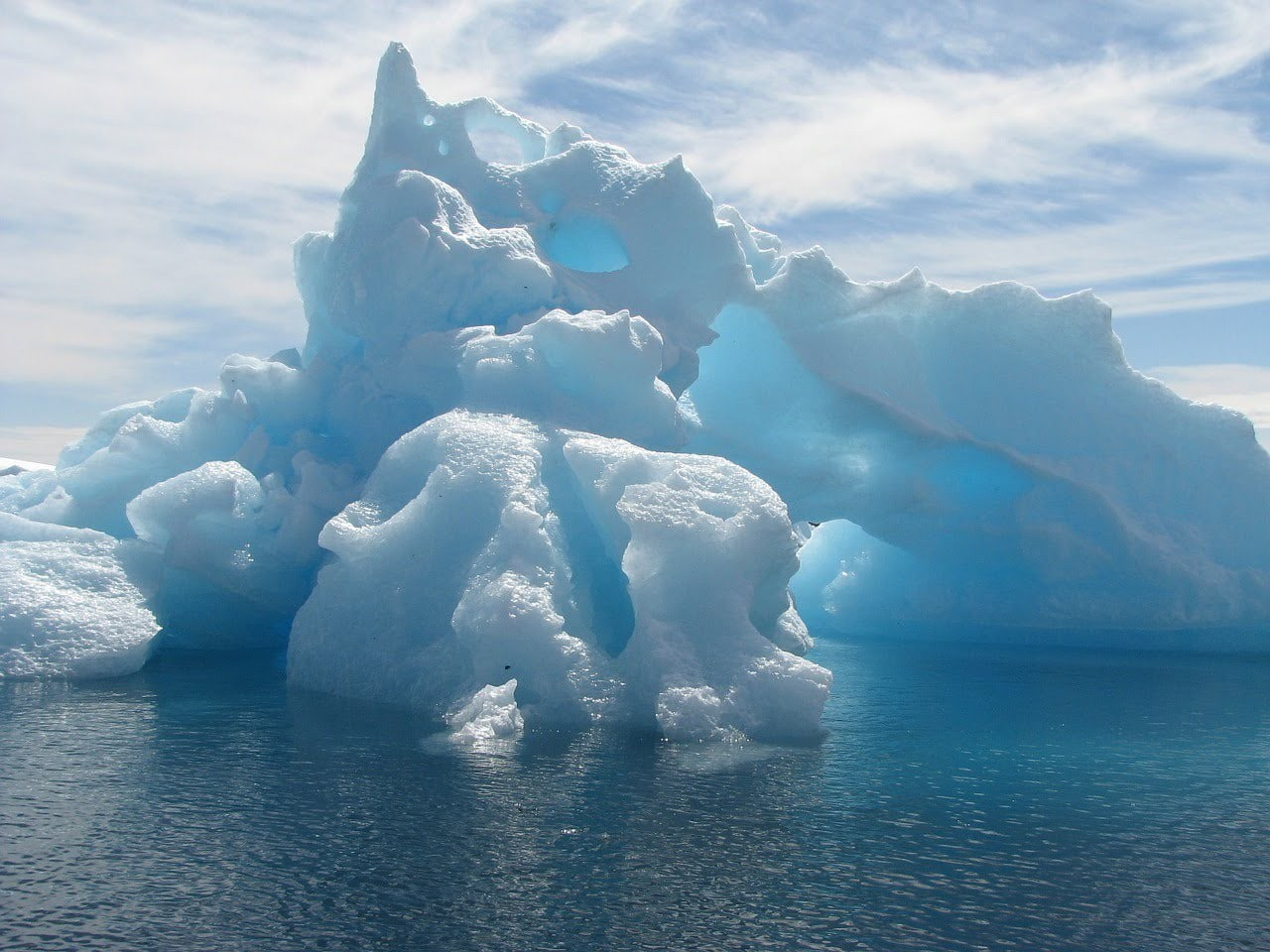 Arctic, ice, water, cold temperature, frozen, winter, sea, snow