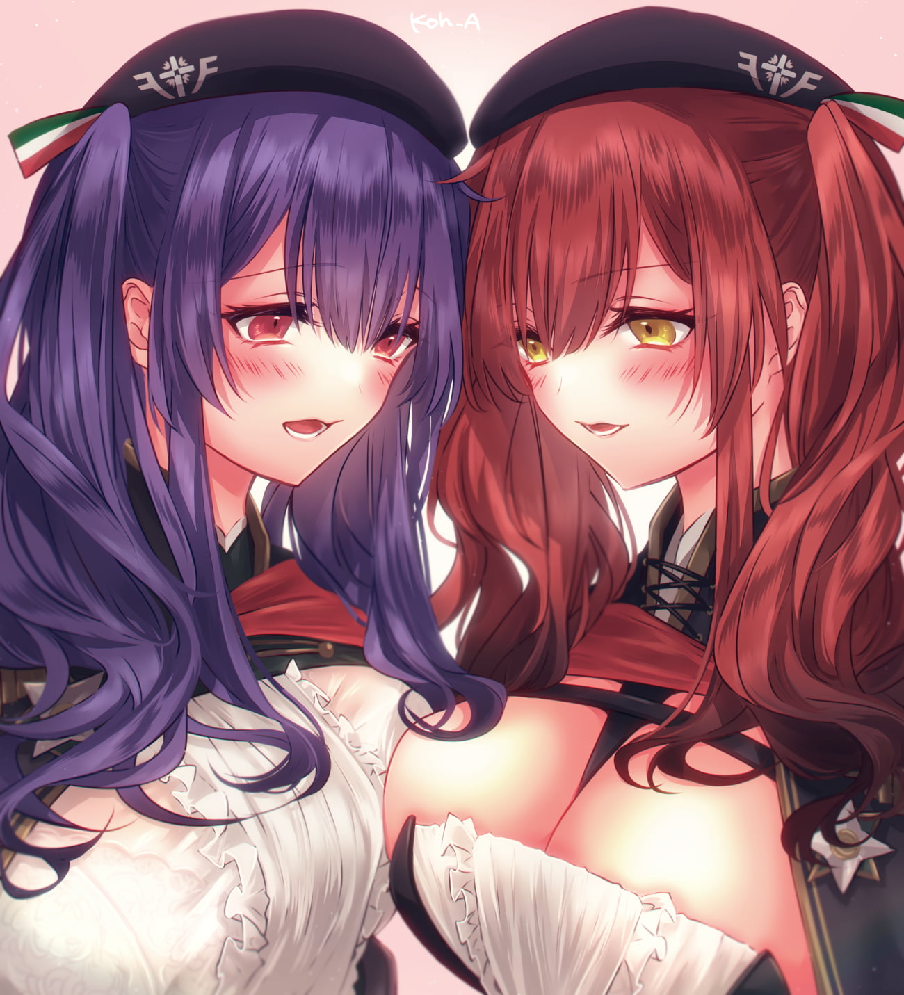 anime, anime girls, Azur Lane, Pola (Azur Lane), Zara (Azur Lane)