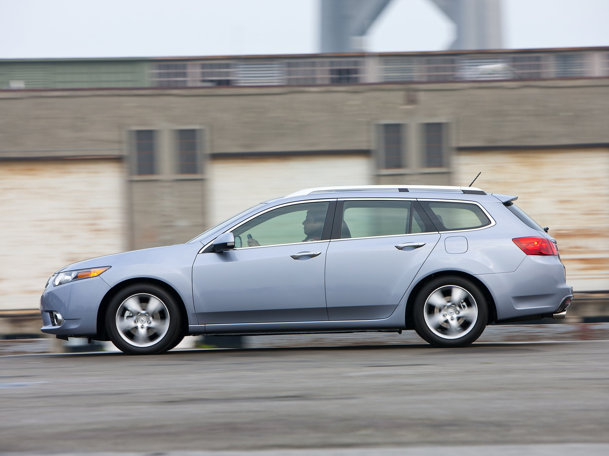 silver-colored stationwagon, acura, tsx, 2010, blue, style, cars