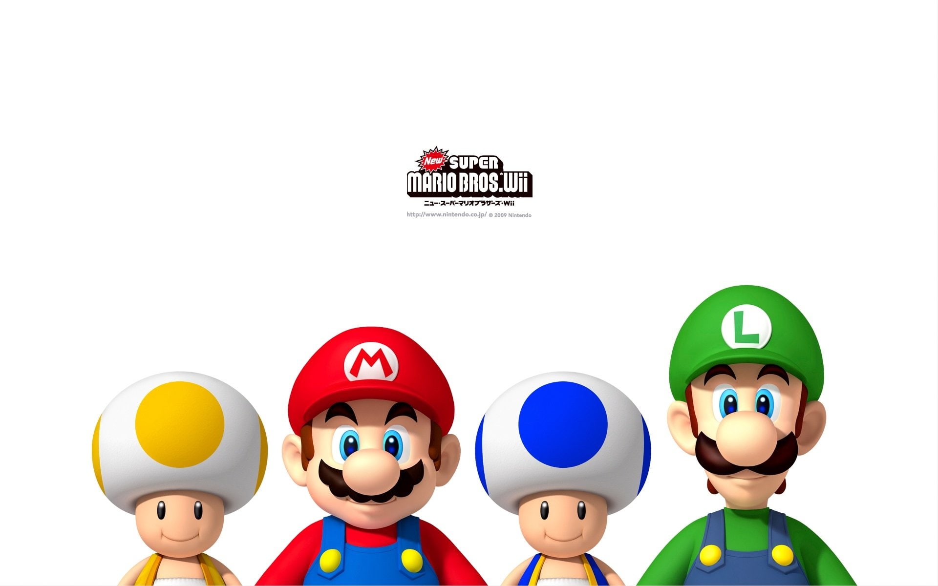 Mario, New Super Mario Bros. Wii, Luigi, Toad (Mario)