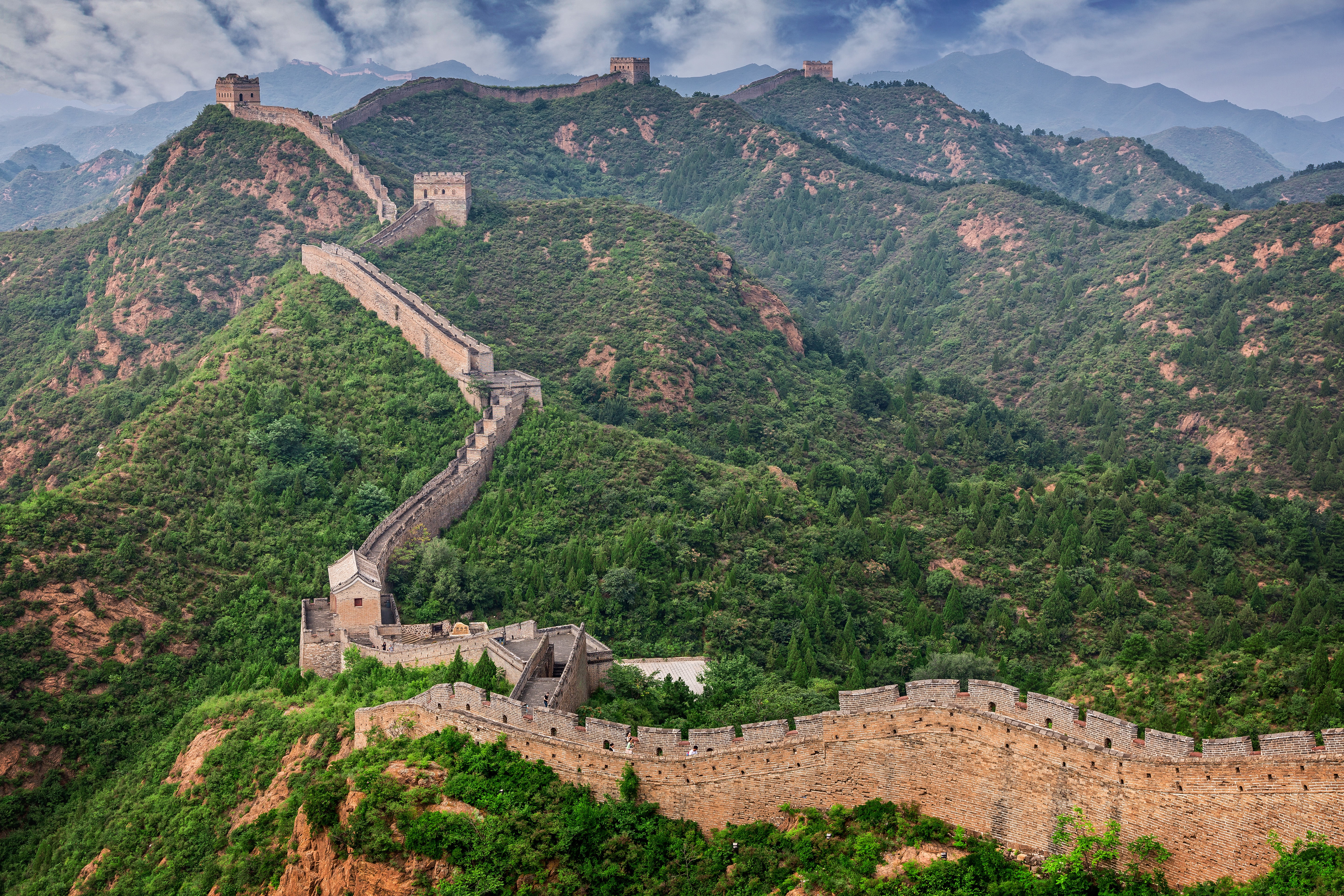 Great Wall of China, China, landscape, mountains, nature, the great wall of China