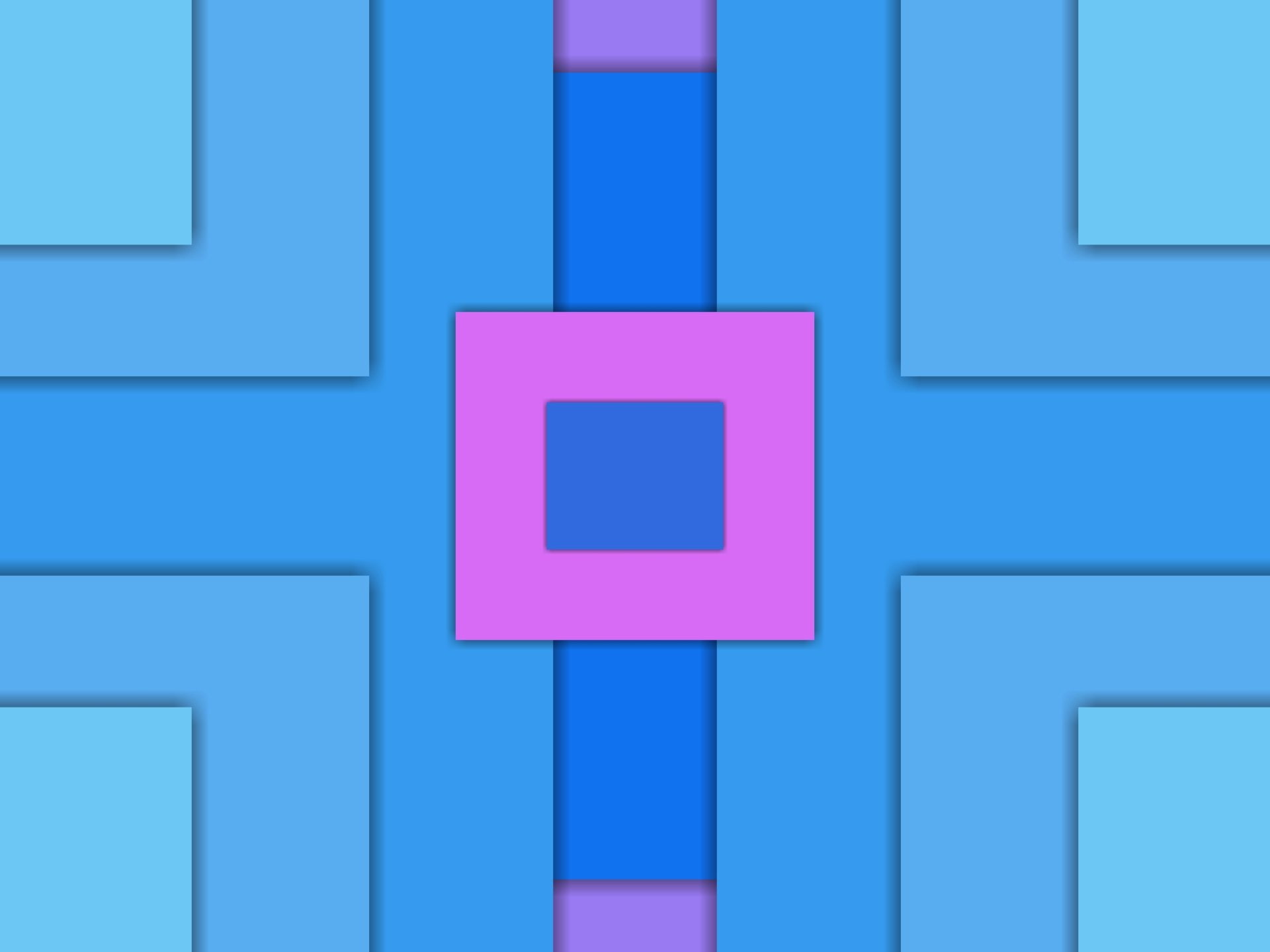 Abstract, Blue, Artistic, Geometry, Pink, Square