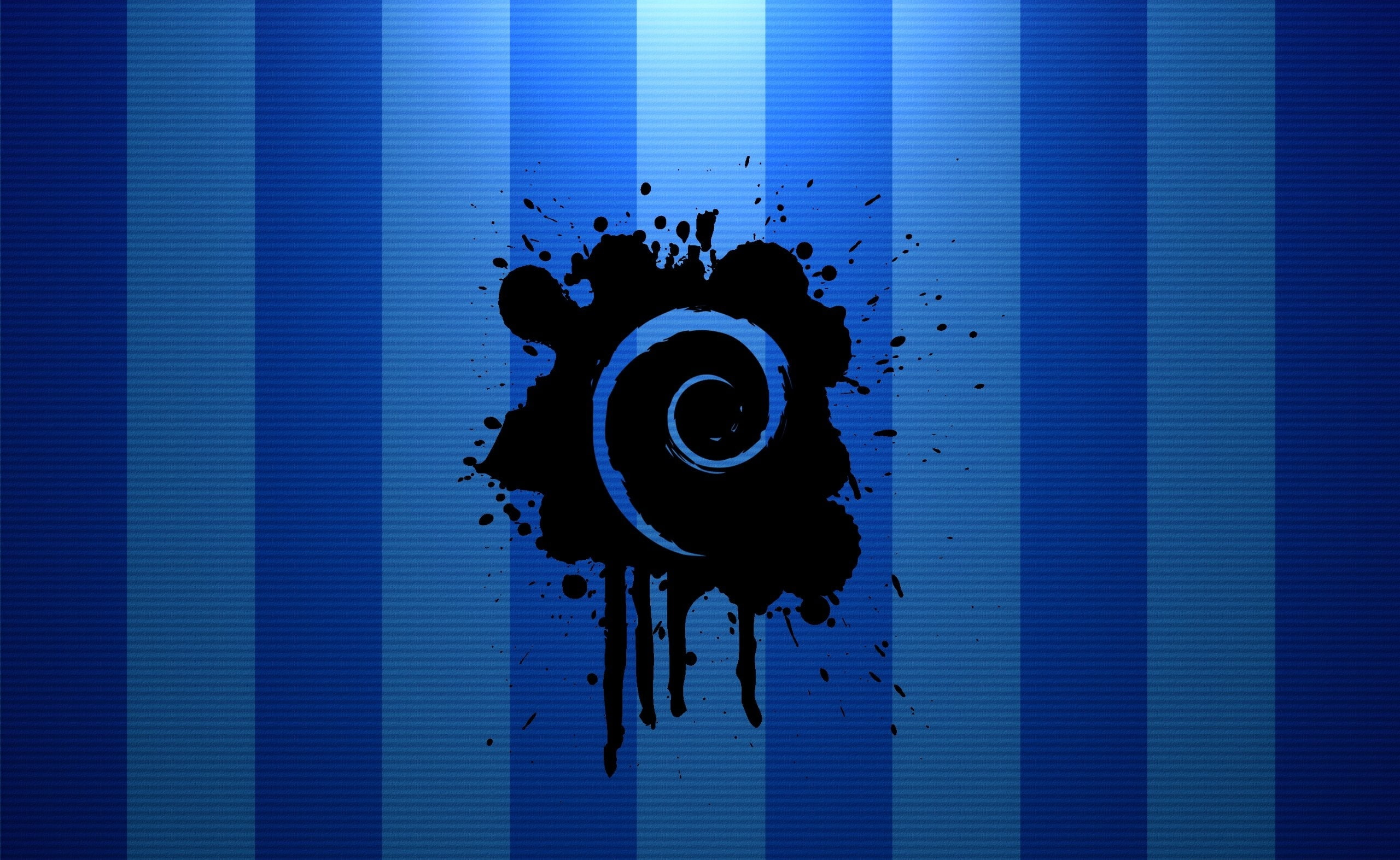 Linux Debian, Computers, blue, technology, indoors, close-up
