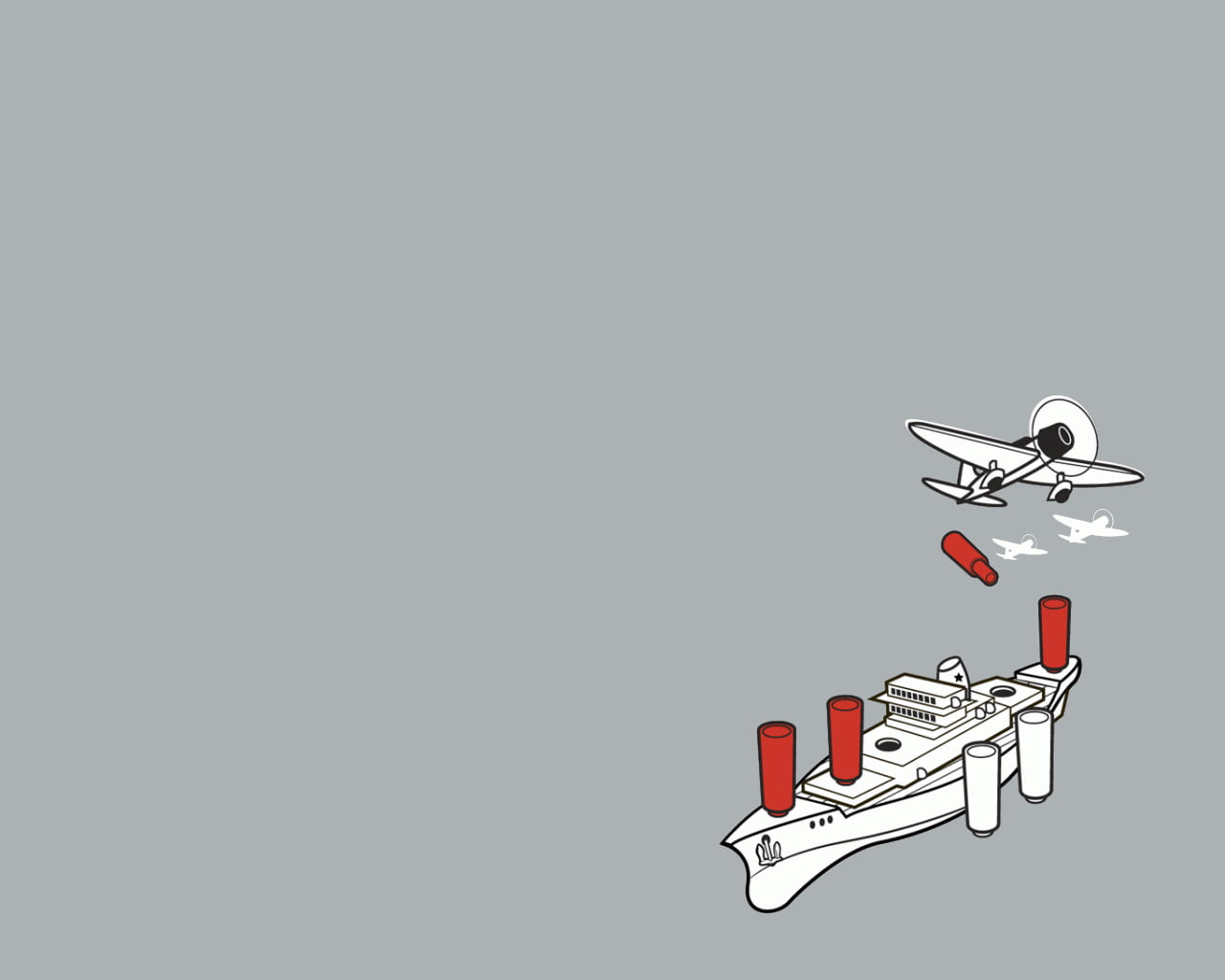 ship and aircraft illustration, threadless, simple, airplane