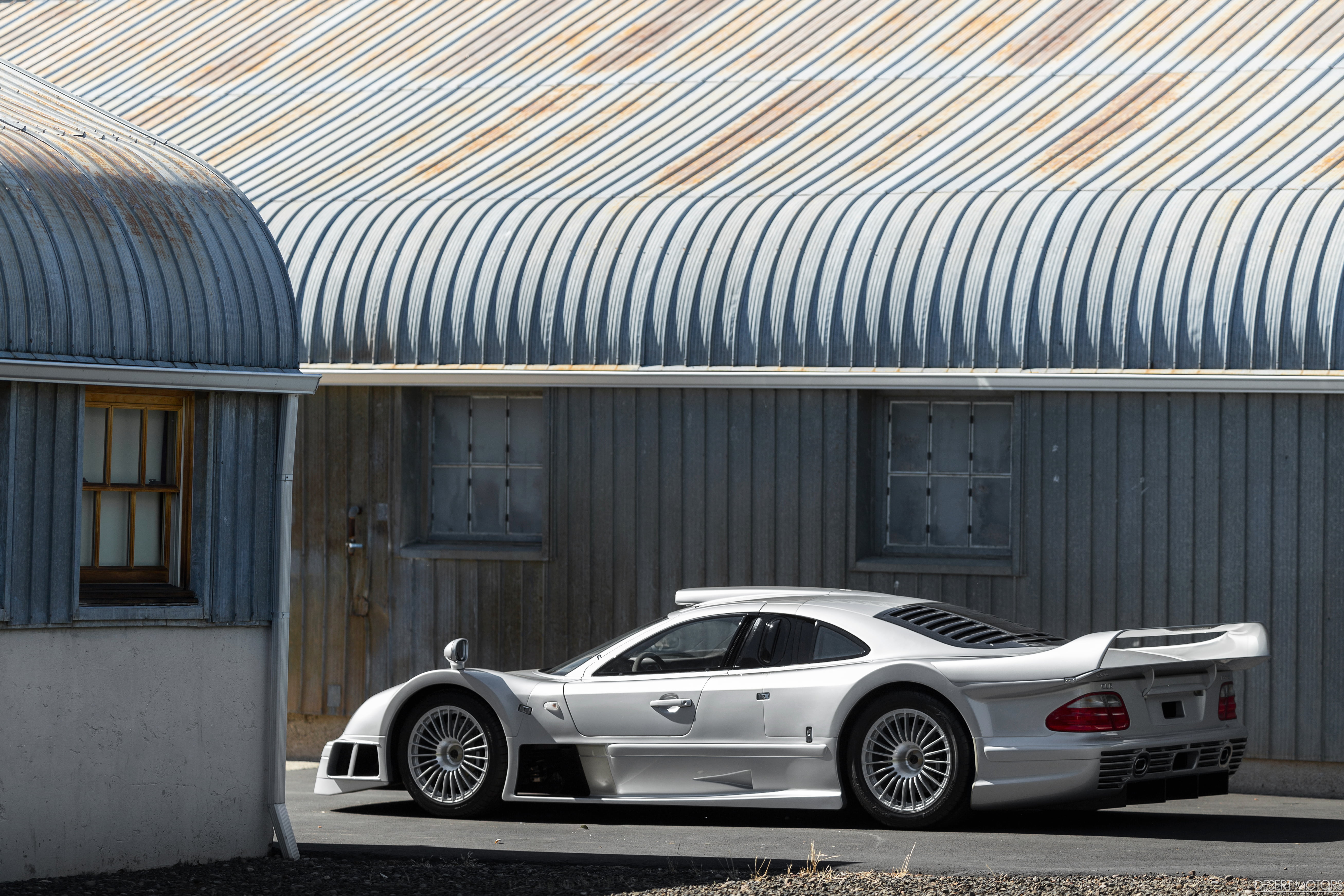 Mercedes-Benz CLK GTR, silver cars, German cars, sports car