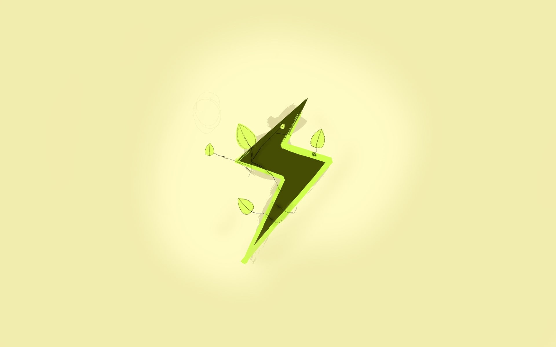 App storm, Apple, Mac, Yellow, Green, Symbol, Paper, green color