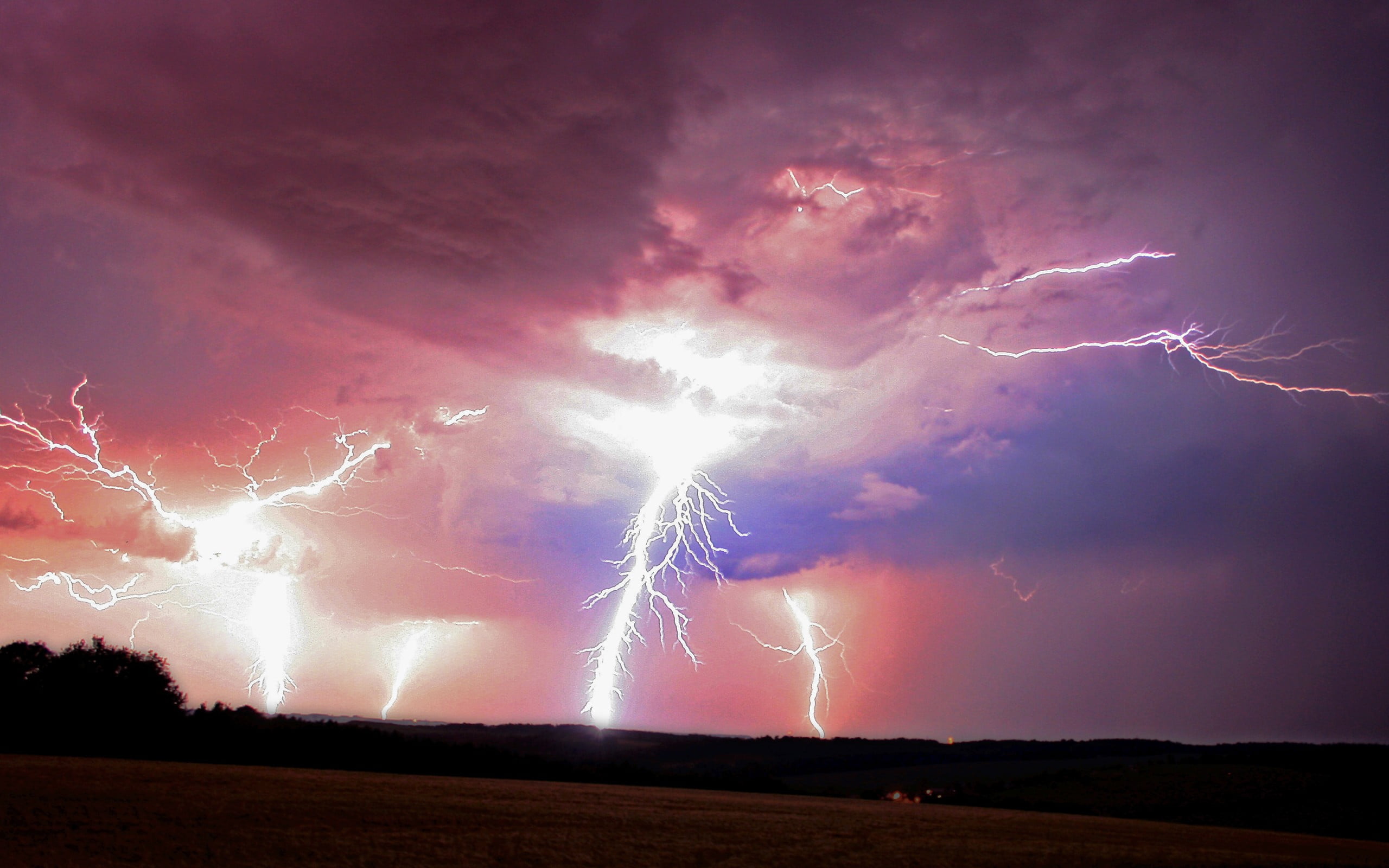 lightning photo, storm, nature, cloud - sky, power in nature