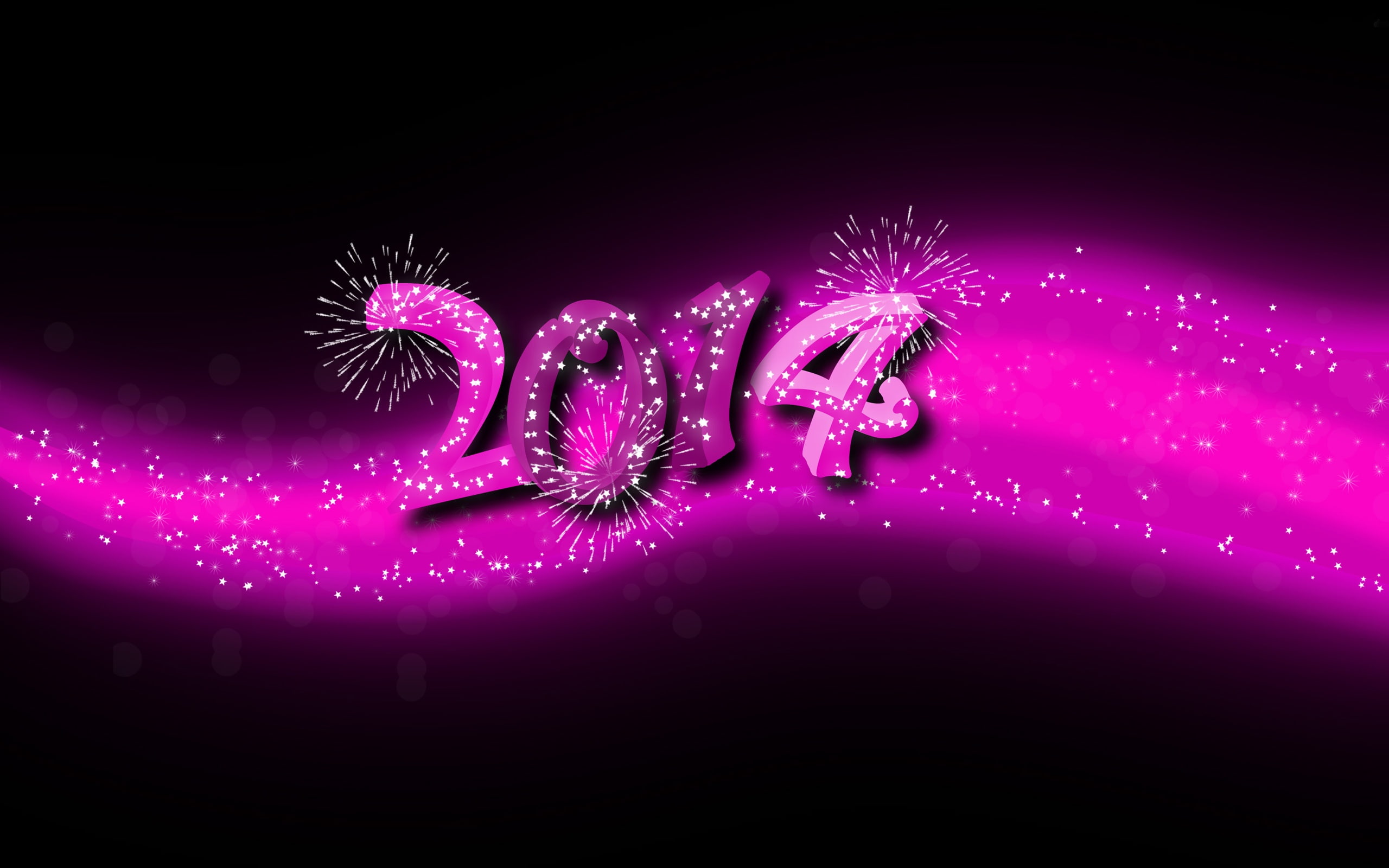 2014 Happy New Year, purple style