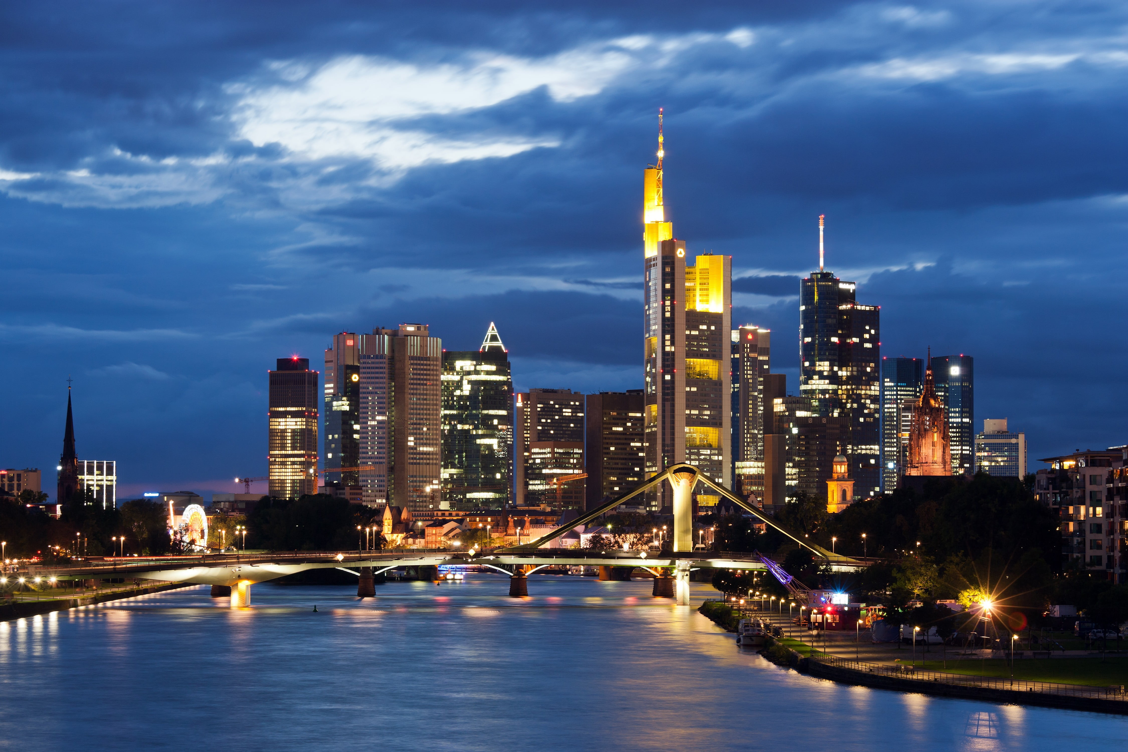 city buildings, cityscape, Frankfurt, Germany, architecture, built structure