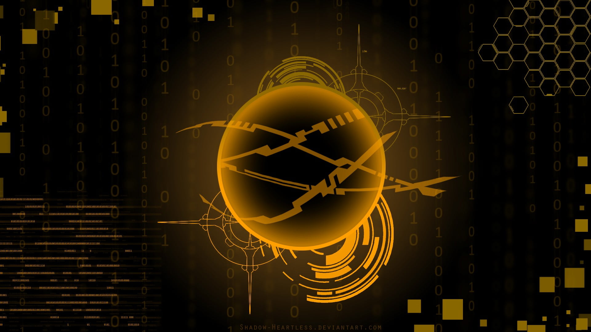 yellow and black ball wallpaper, Deus Ex: Human Revolution, video games