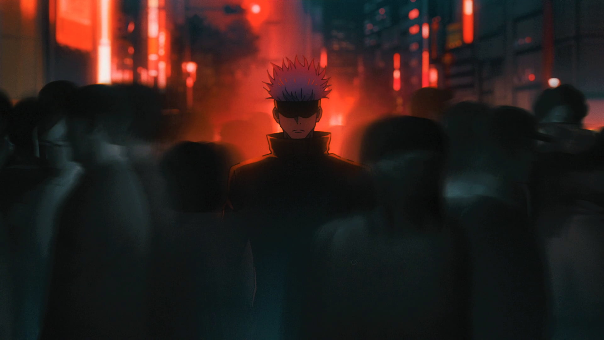 Free download | HD wallpaper: Jujutsu Kaisen, Satoru Gojo, white hair ...