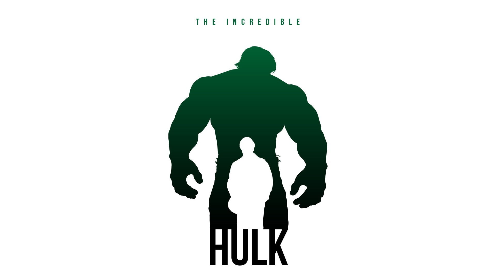 The Incredible Hulk illustration, The Avengers, minimalism, one person