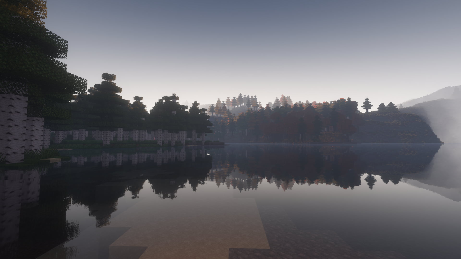 Minecraft, shaders, William Wythers' Overhauled Overworld, nature