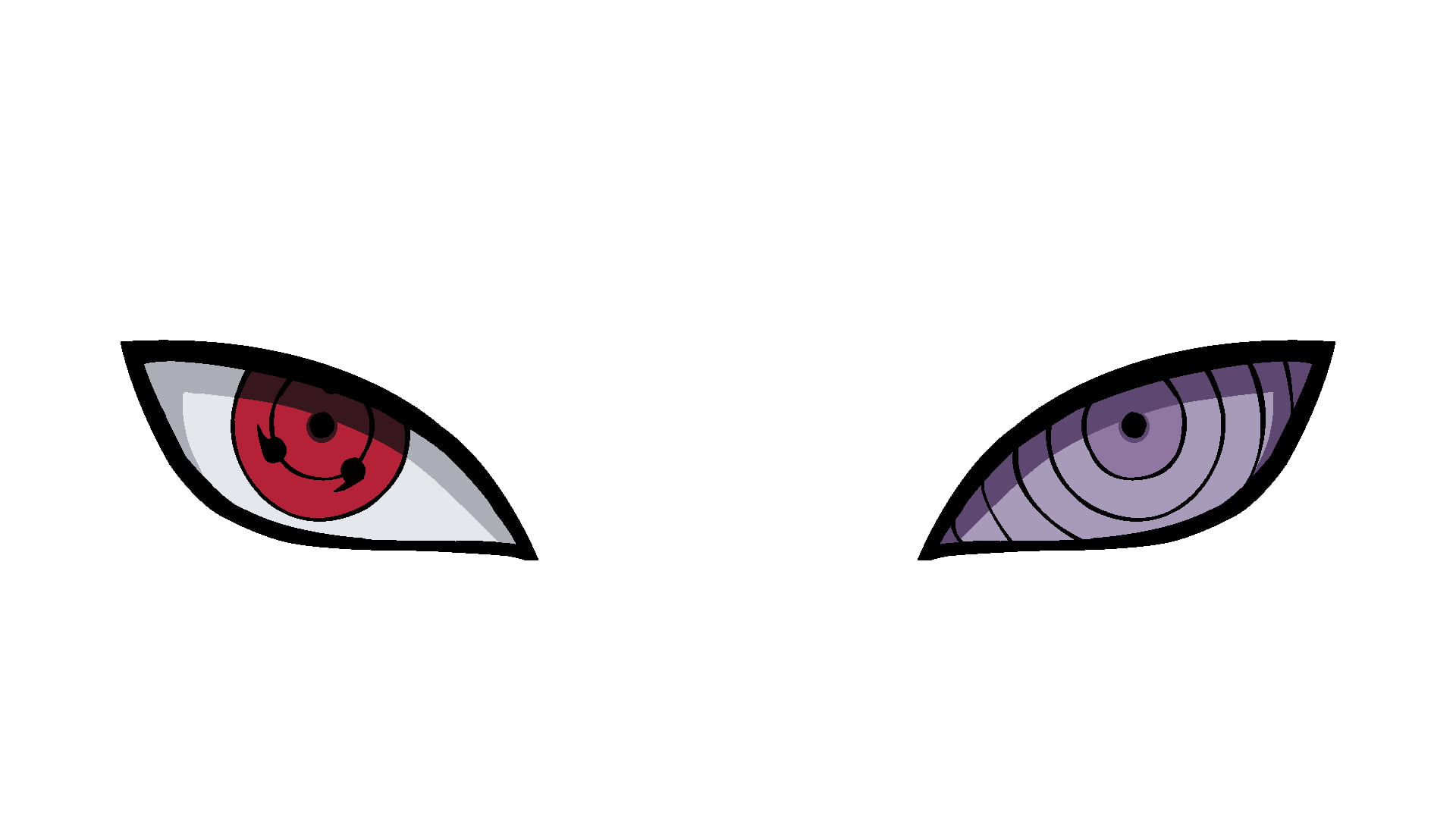 Naruto sharingan eye illustration, Rinnegan, Naruto Shippuuden