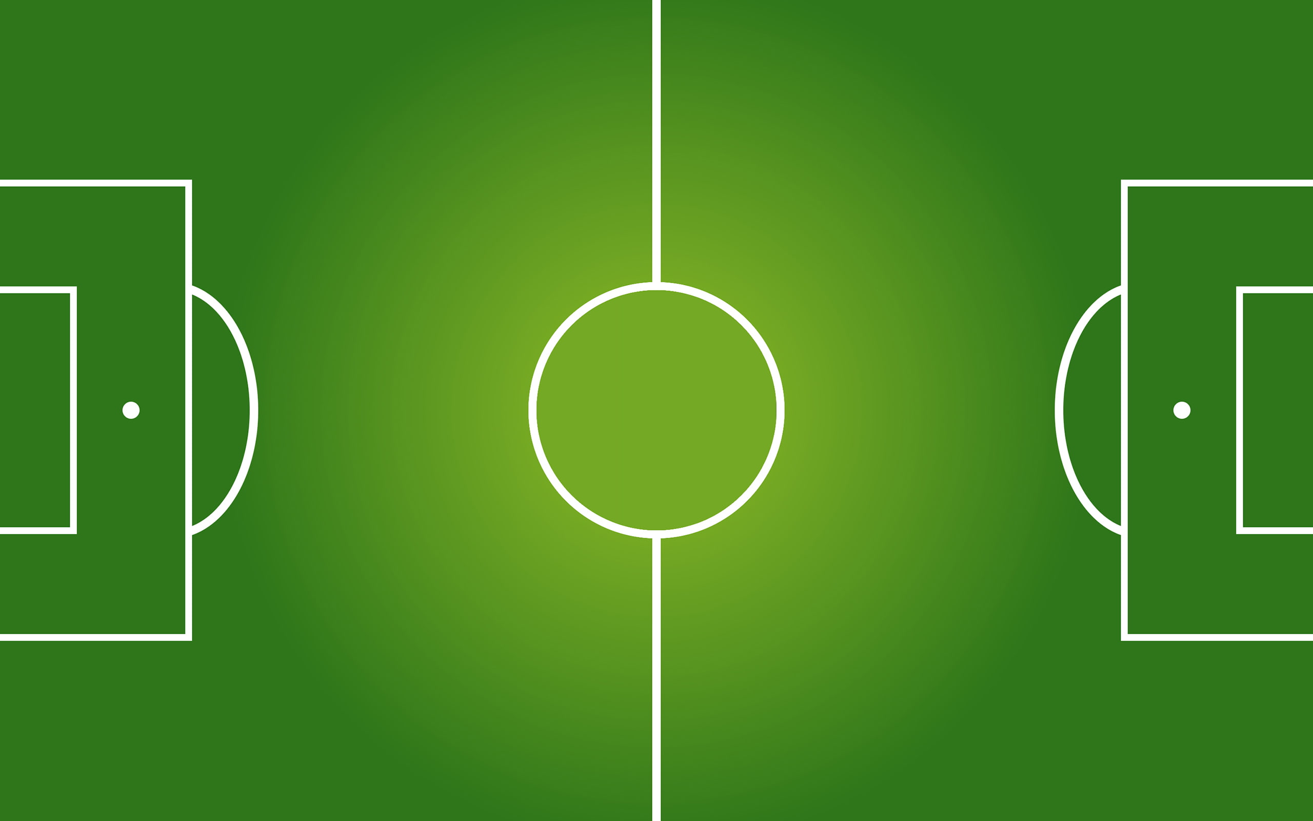 soccer pitches, sports, minimalism, gradient, green color, green background