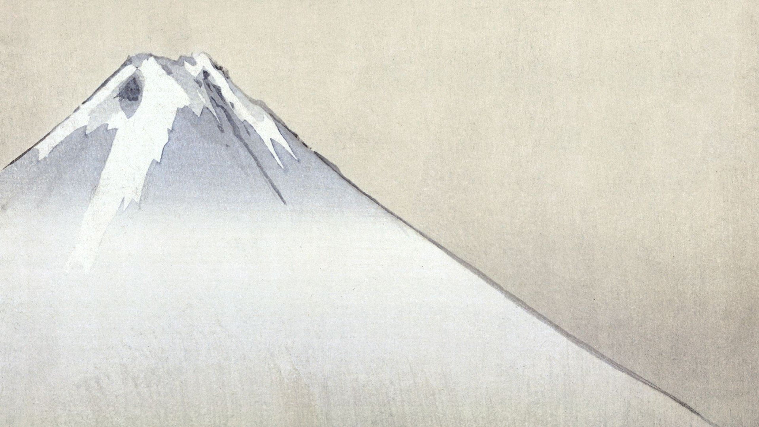 japanese art, mountain, painting