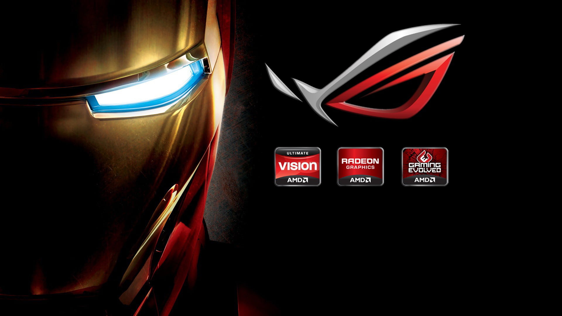 Iron Man and Asus logo, brand, hi-tech, company, mask, tony stark