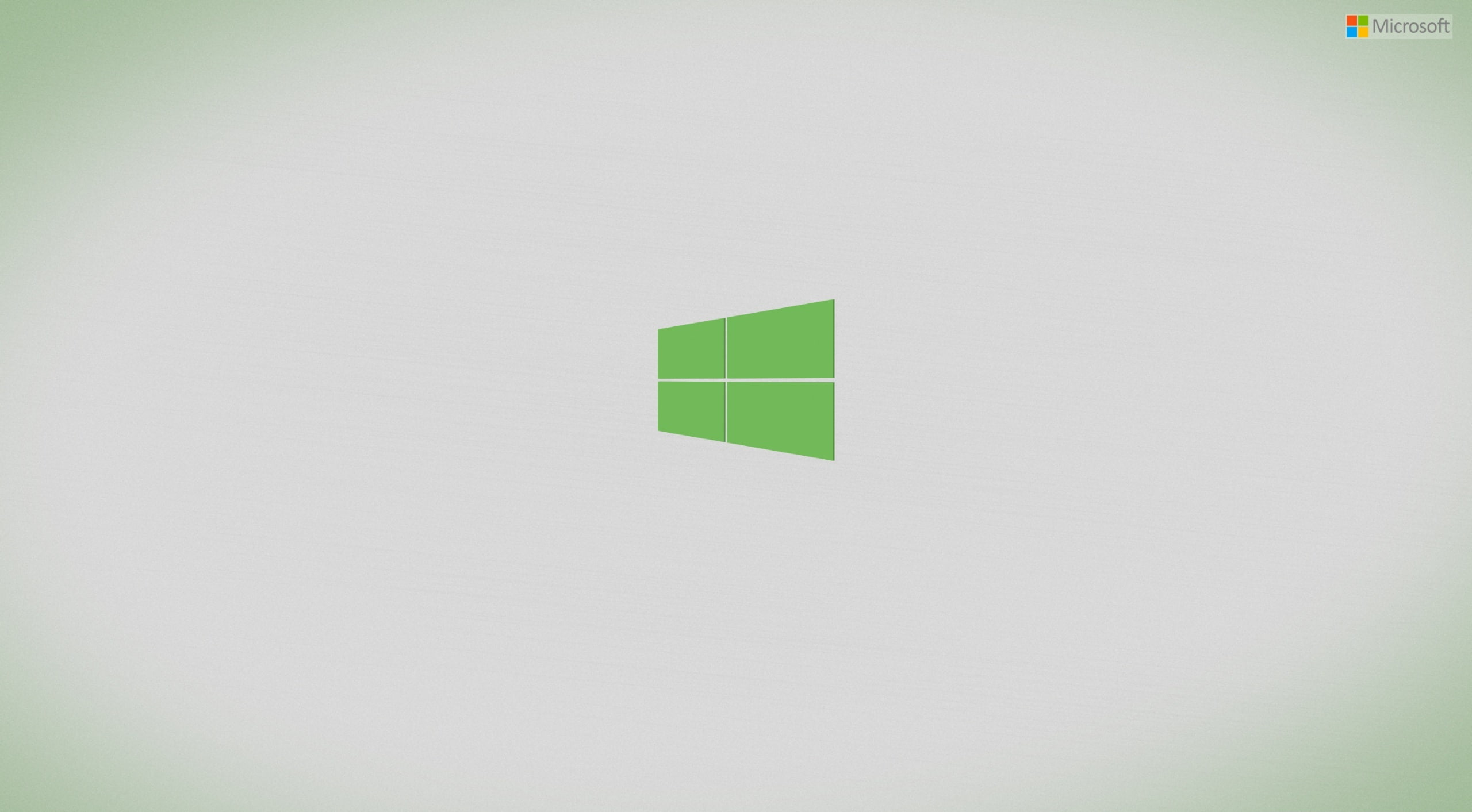Microsoft Windows 8 Green, Microsoft logo, green color, copy space