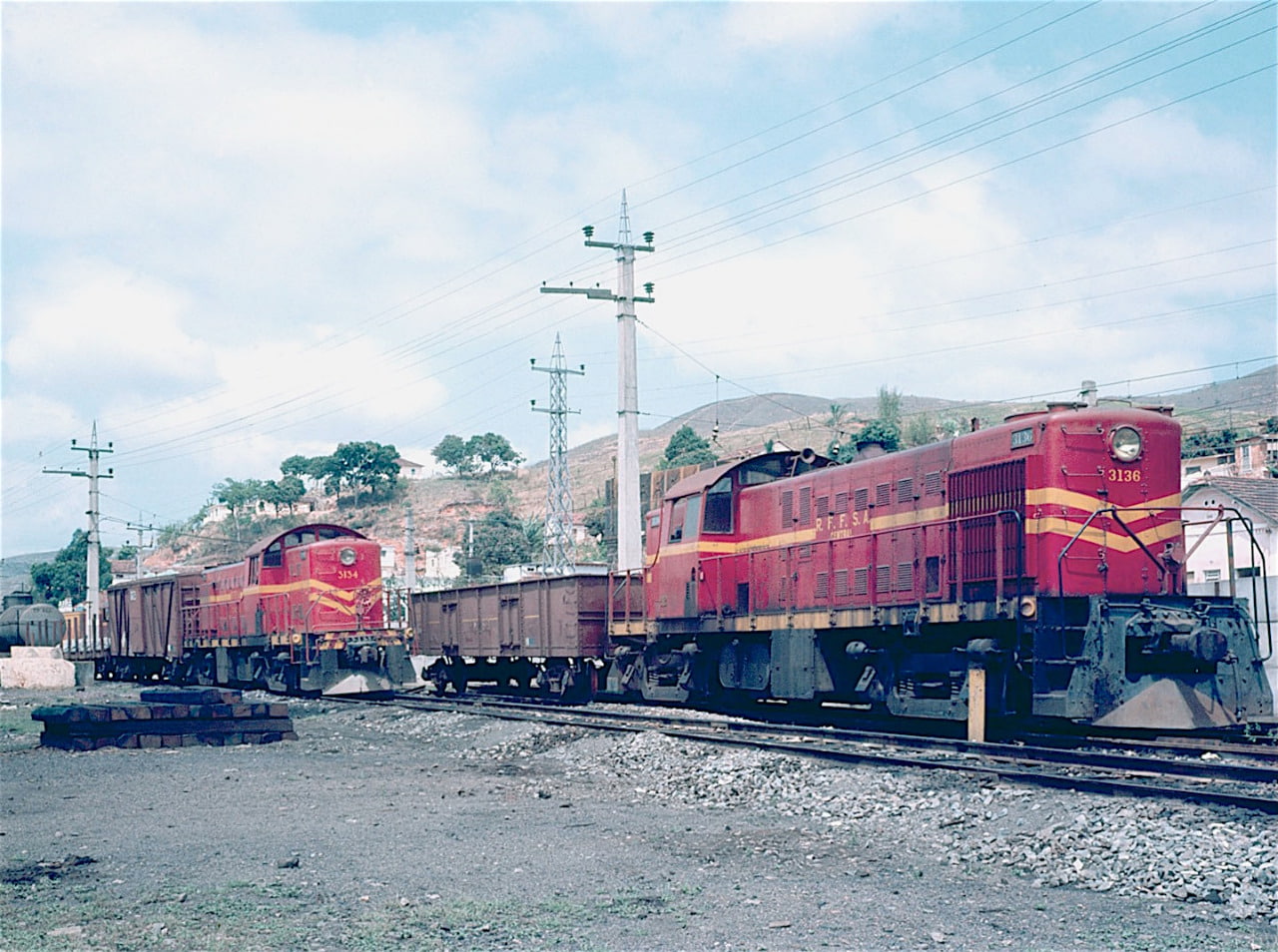 Diesel Locomotive, R.F.F.S.A, Train, train - vehicle, rail transportation